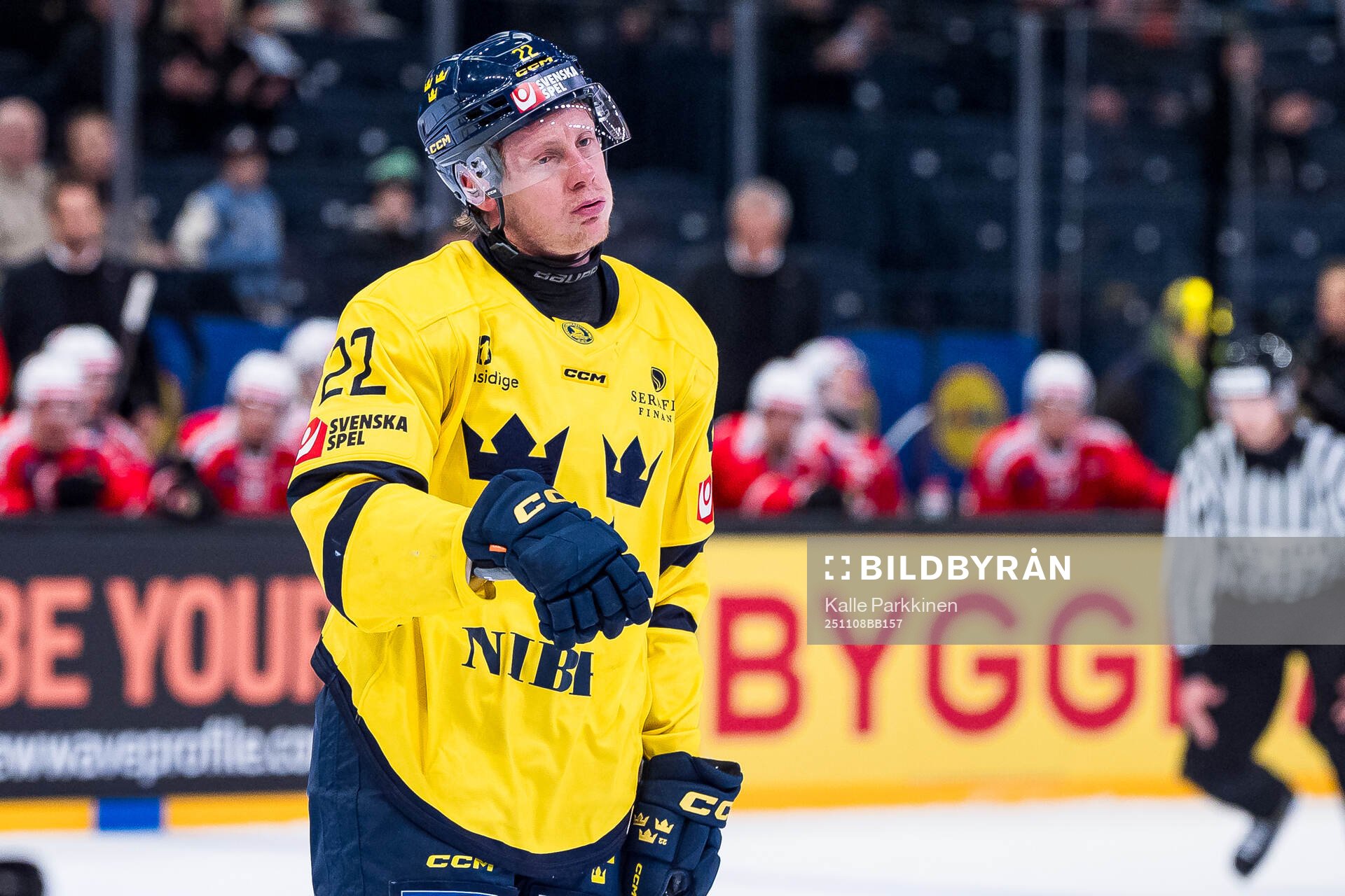 Fredrik Olofsson of Sweden celebrates