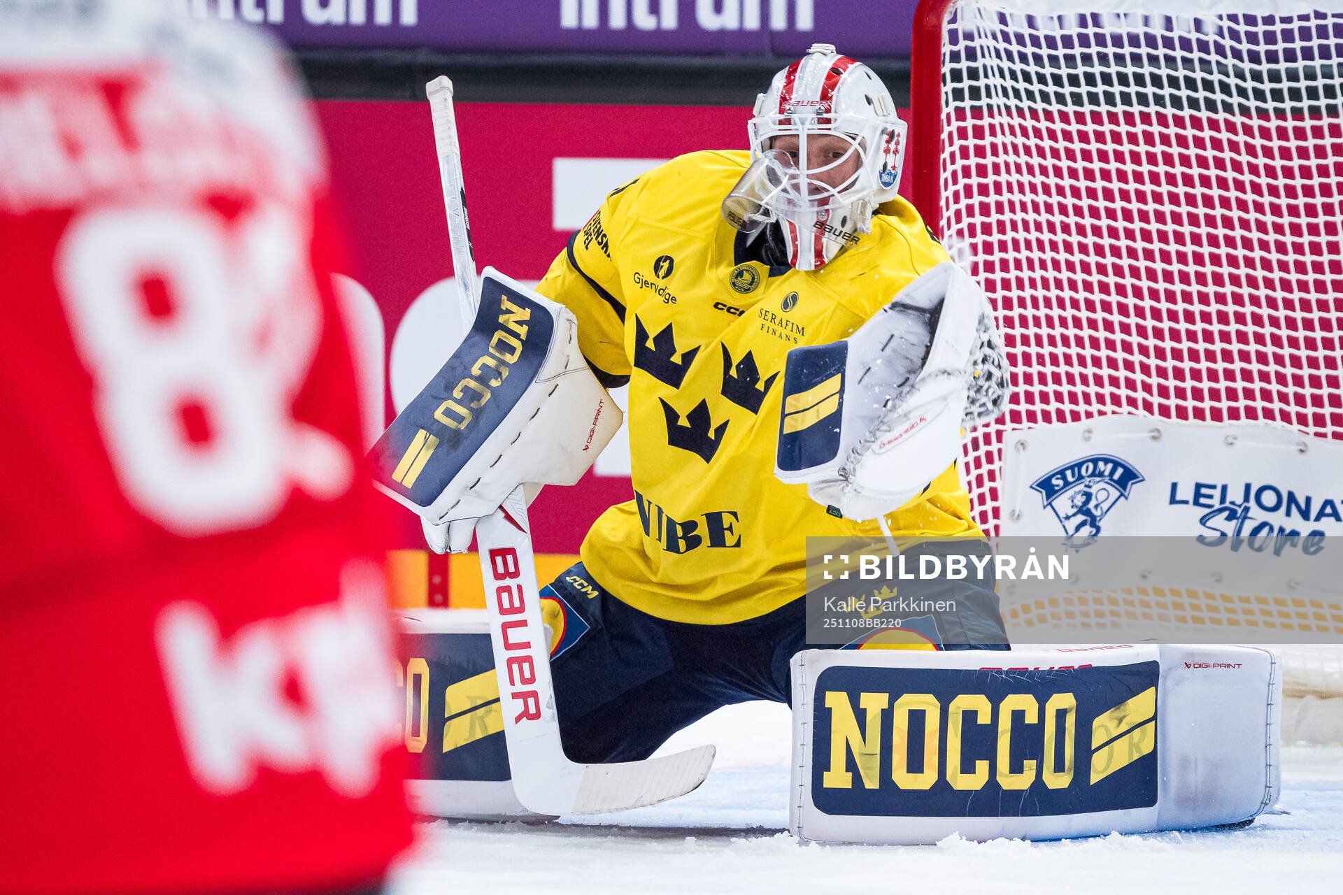 Goalkeeper Jacob Johansson of Sweden