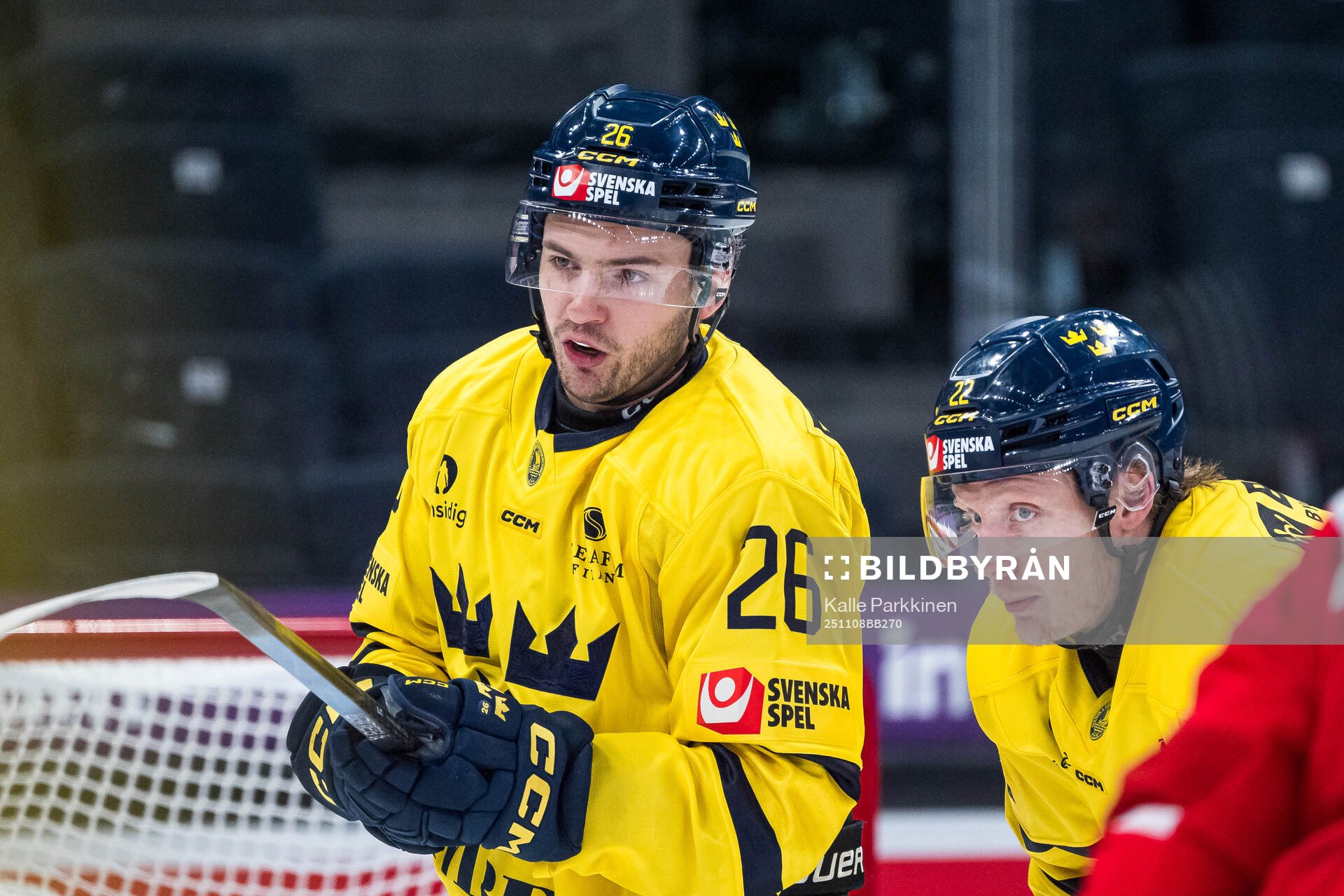 Erik Brännström and Fredrik Olofsson of Sweden