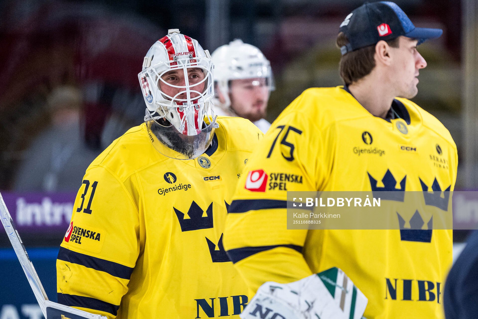 Goalkeeper Jacob Johansson of Sweden
