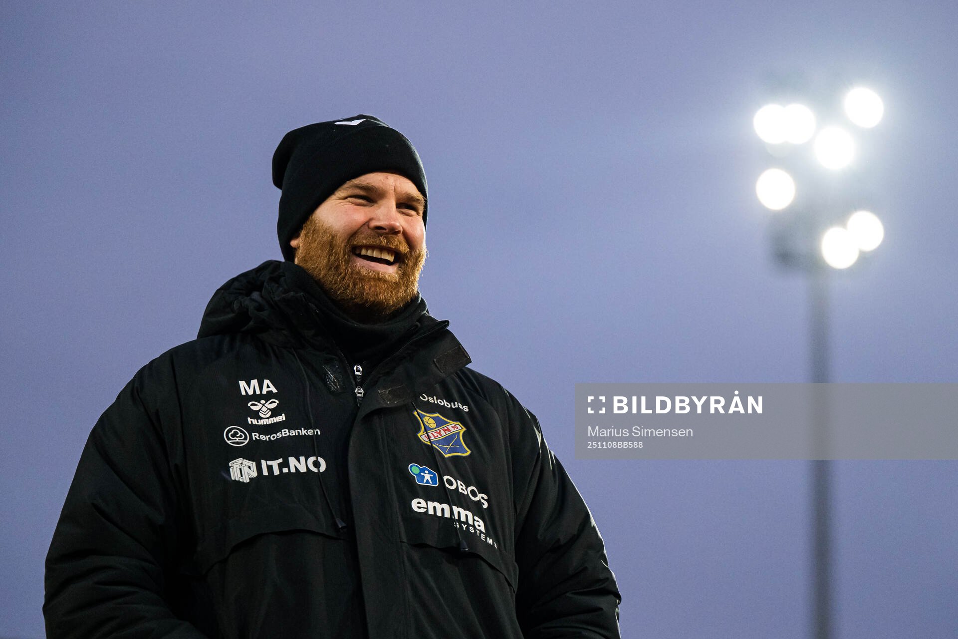 Head coach Magnus Aadland of Lyn
