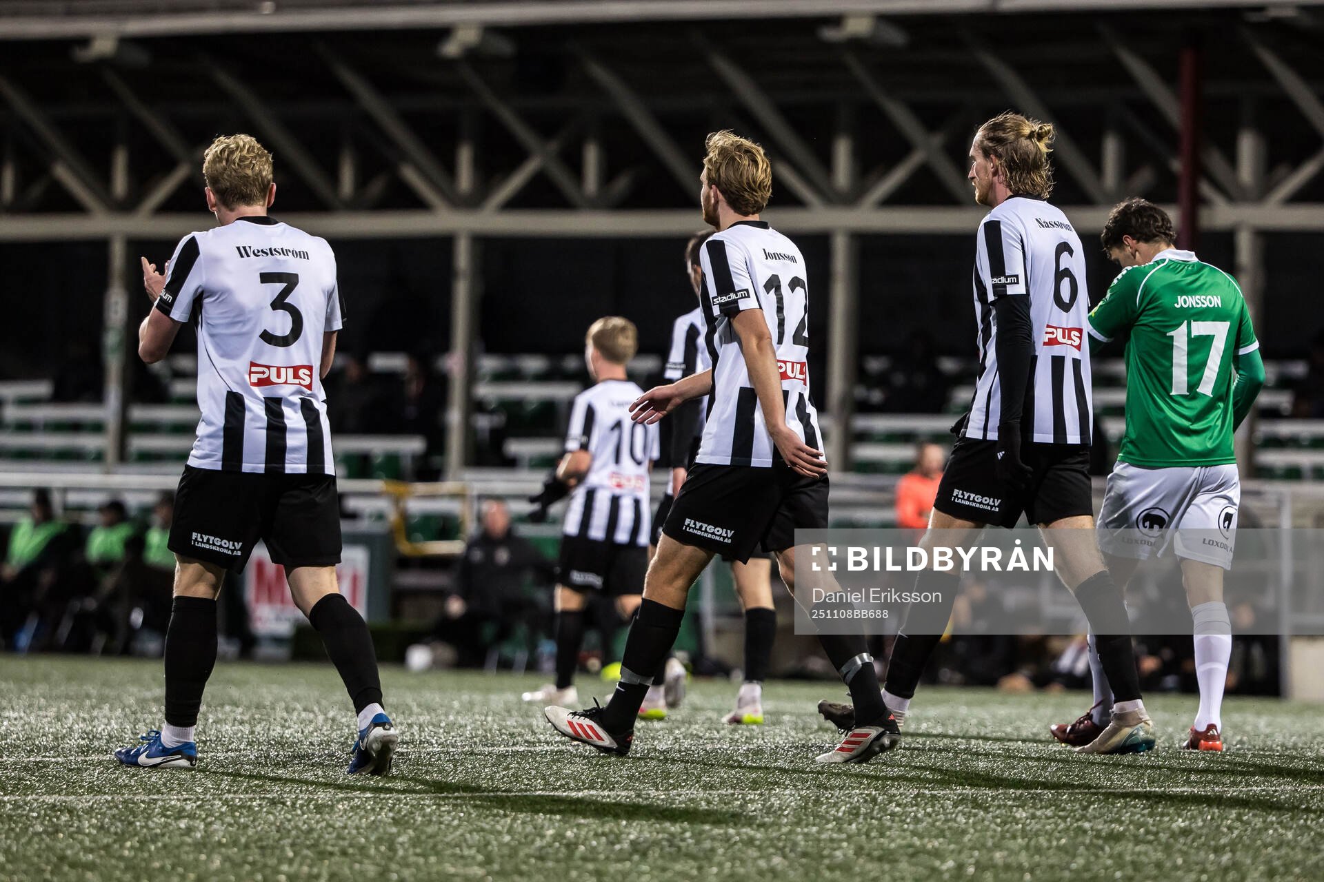 Landskronas Melker Jonsson och Hampus Näsström deppar