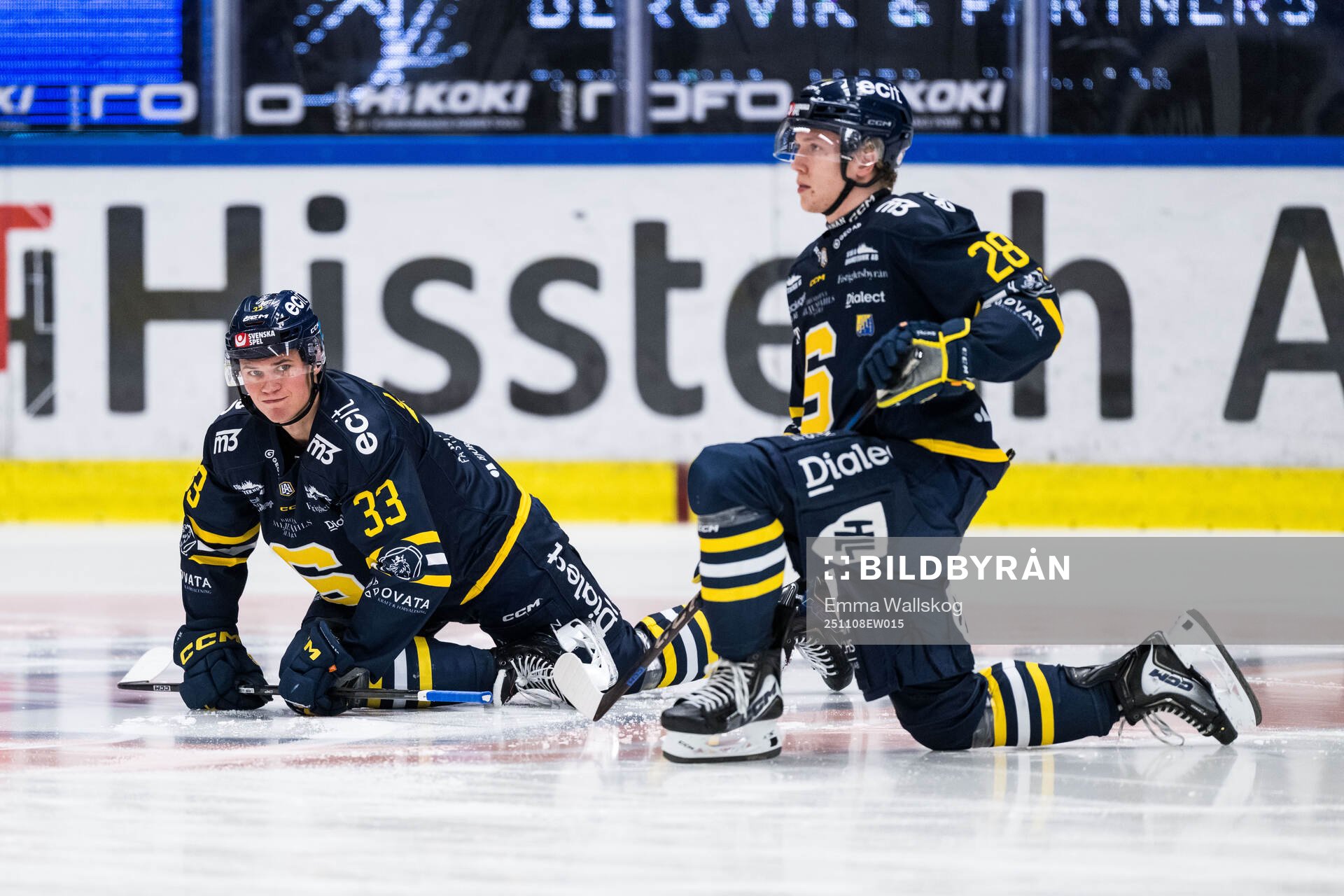Södertäljes Måns Lindbäck och Adam Hesselvall