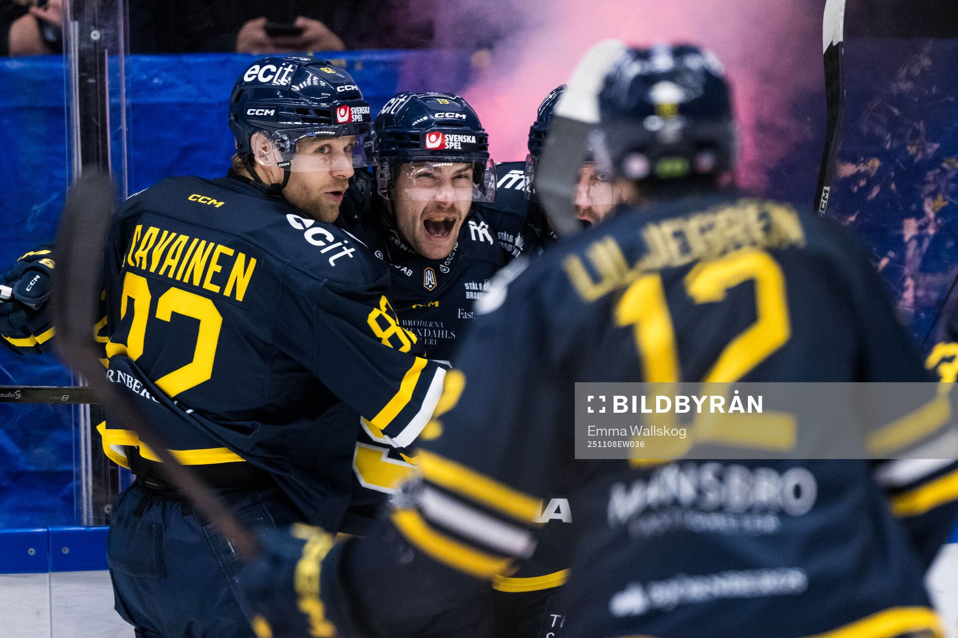 Södertäljes Hampus Harlestam jublar