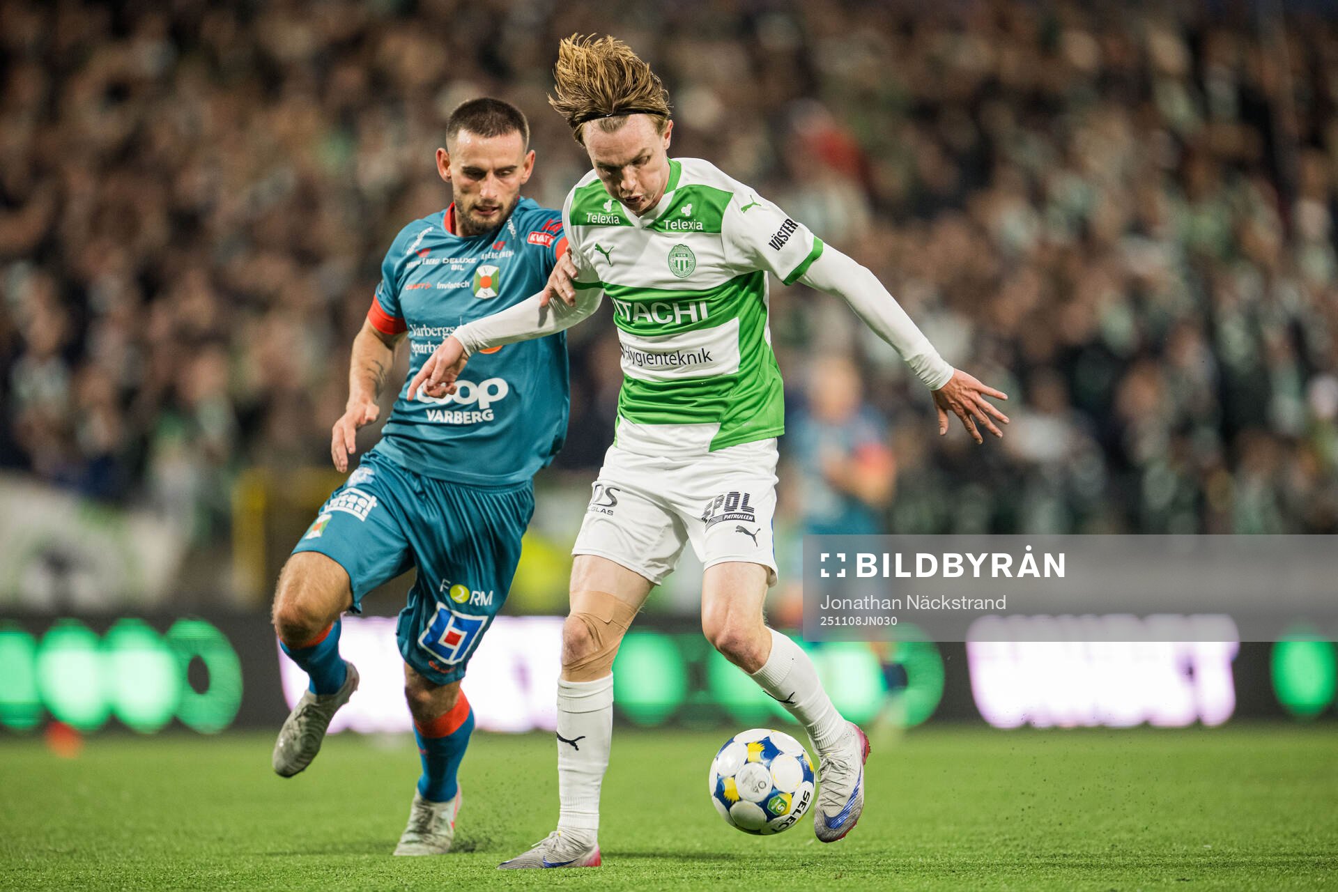 Varbergs Erion Sadiku och Västerås Julius Johansson