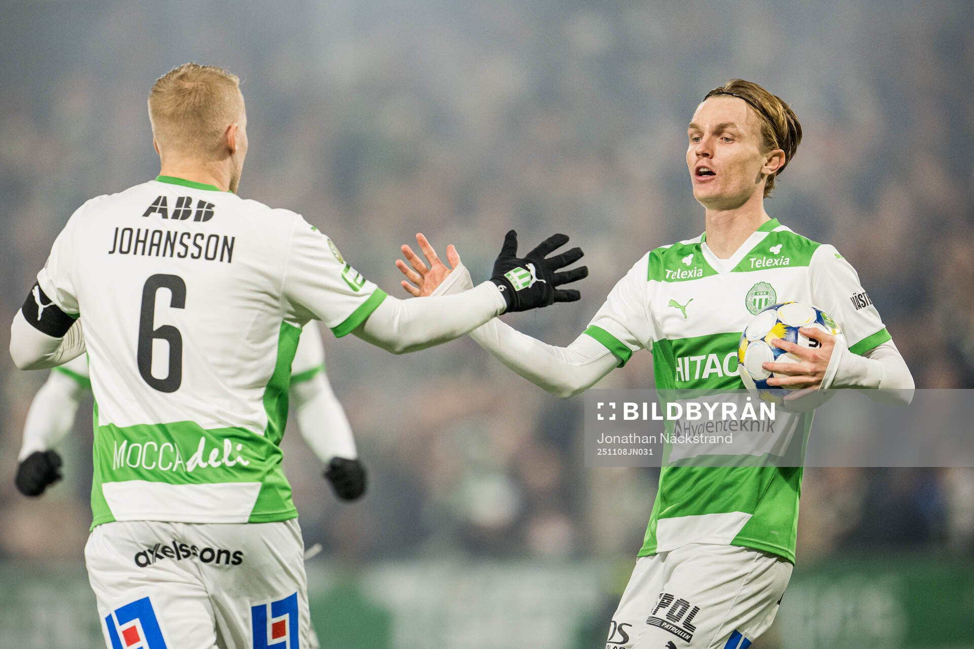 Västerås Julius Johansson jublar