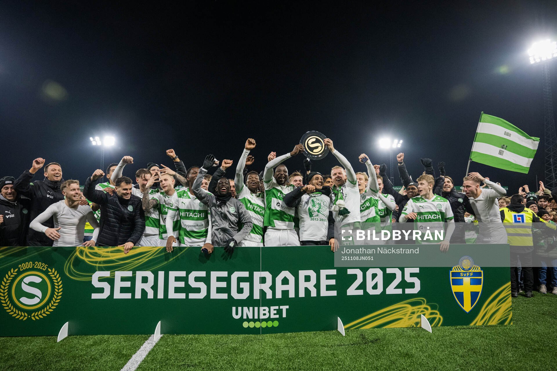 Västerås spelare jublar