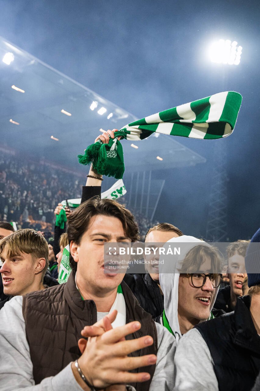Västerås supportrar jublar