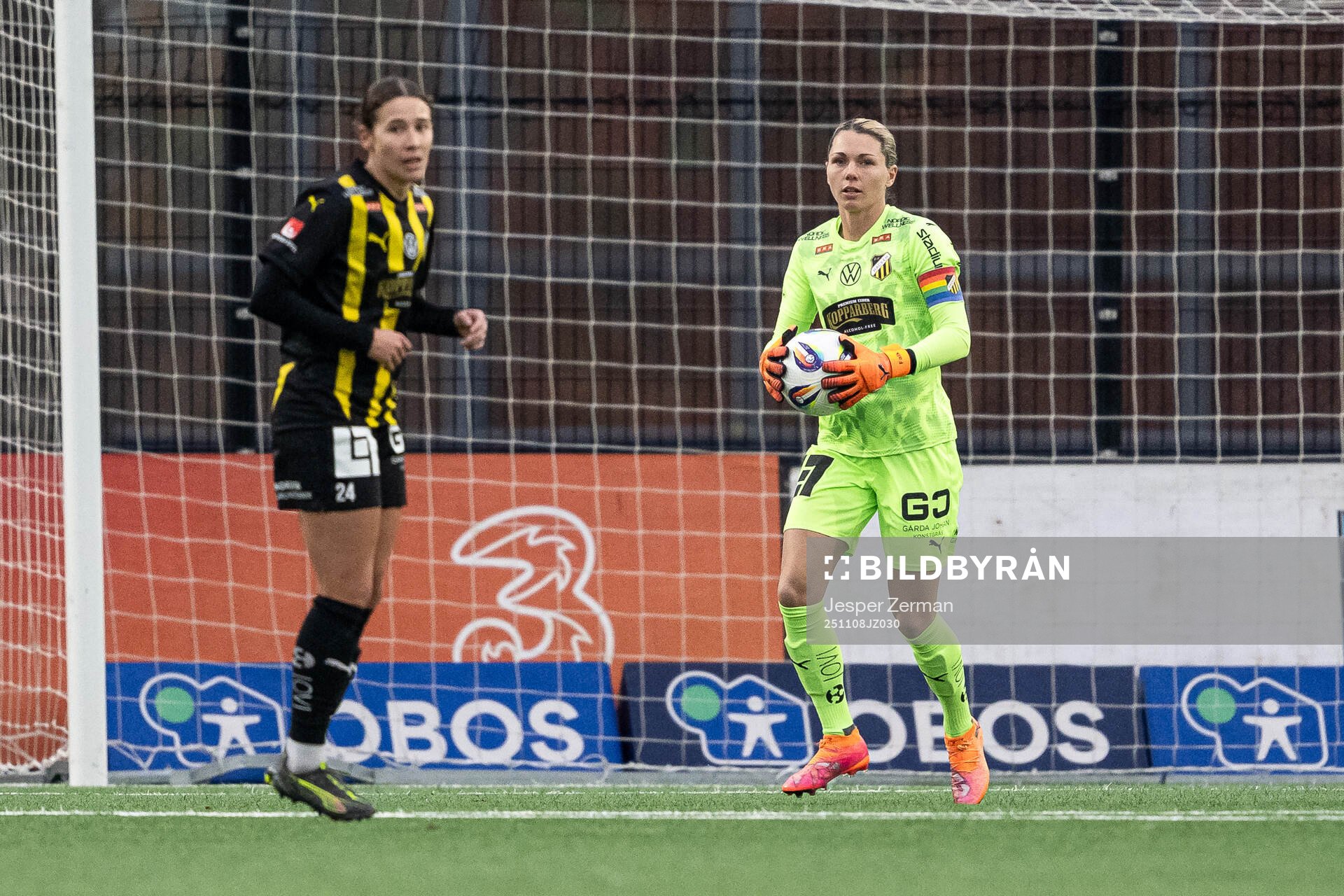 Häckens målvakt Jennifer Falk