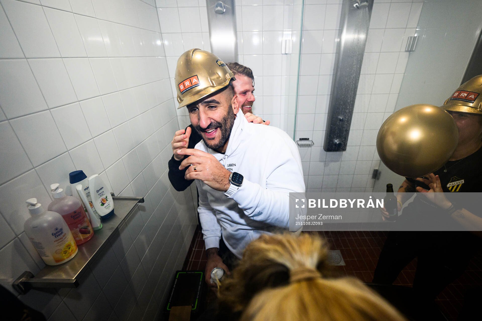 Häckens tränare Mak Lind och assisterande tränare Vigan