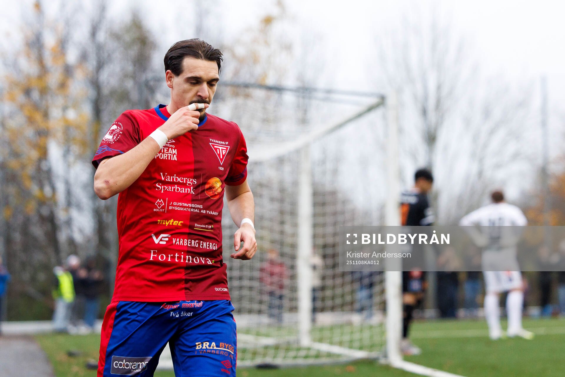 Tvååkers Mergim Laci jublar