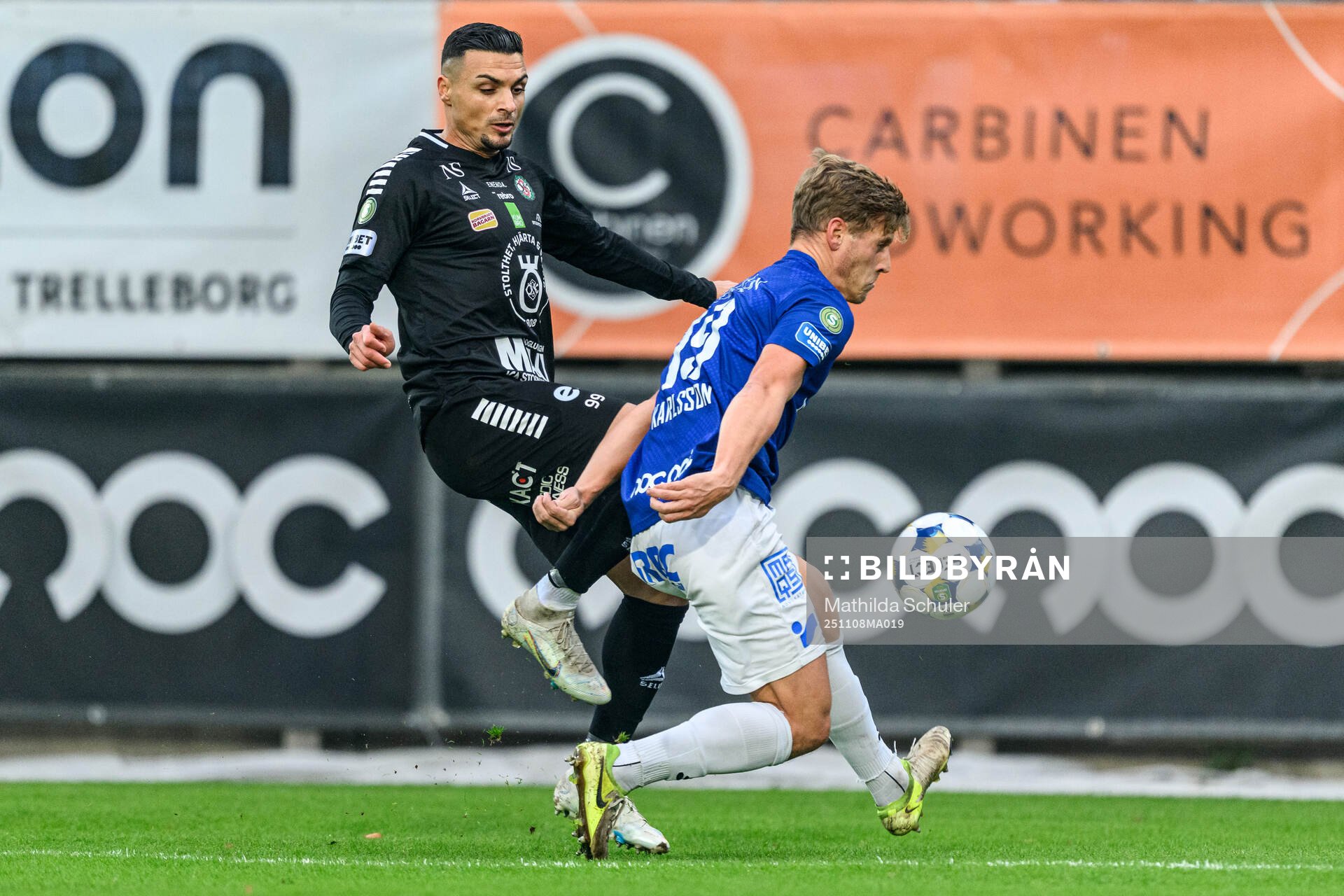 Örebros Ahmed Yasin och Trelleborgs Tobias Karlsson