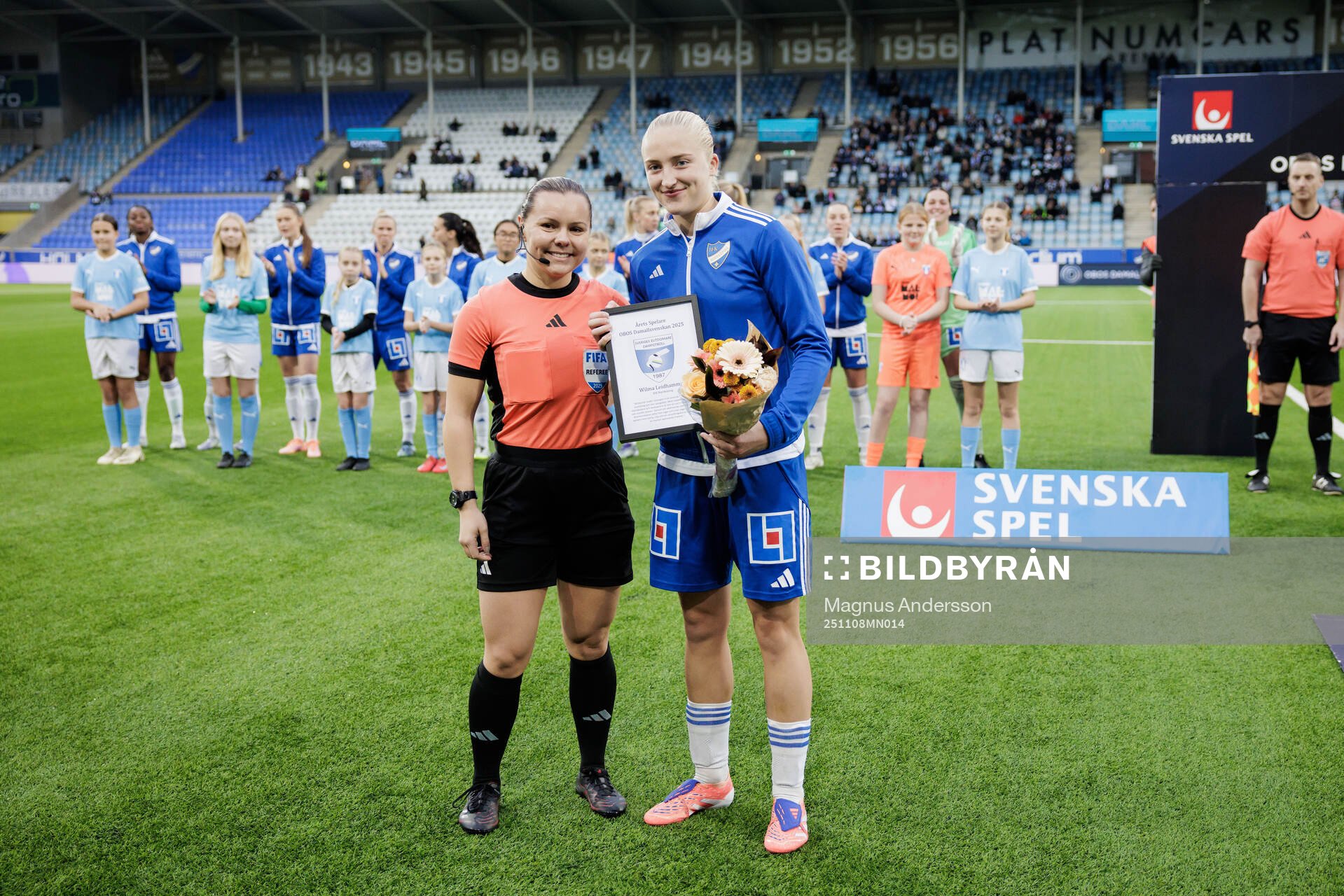 IFK Norrköpings Wilma Leidhammar uppmärksammas