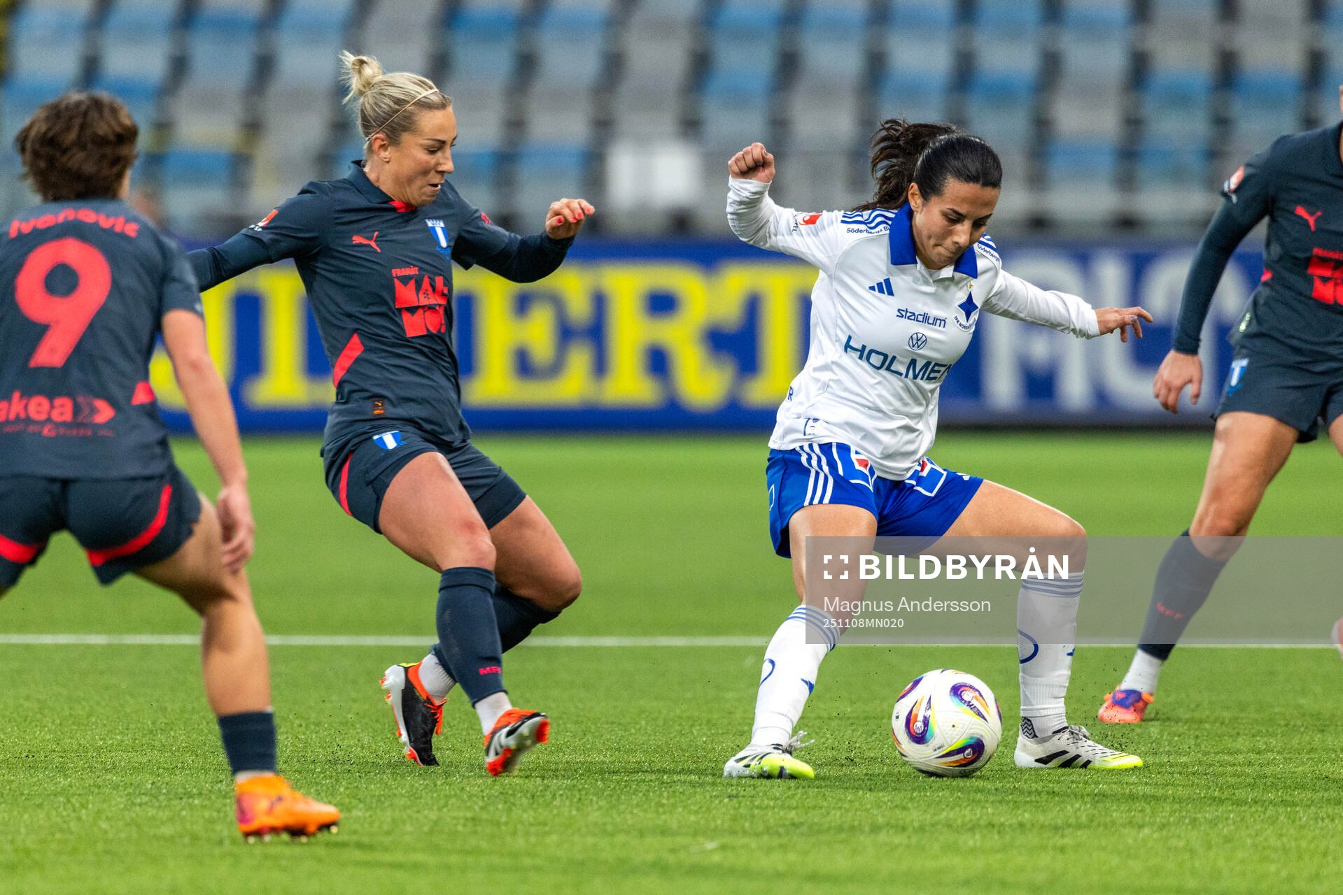 Malmö FFs Mia Persson och IFK Norrköpings Vesna