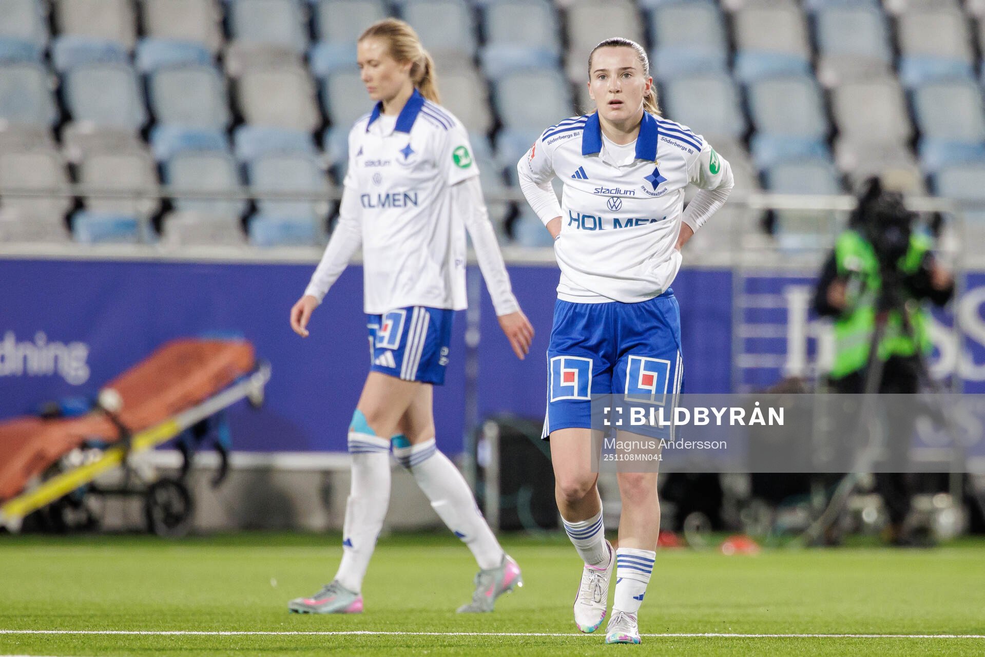 IFK Norrköpings Carrie Jones deppar