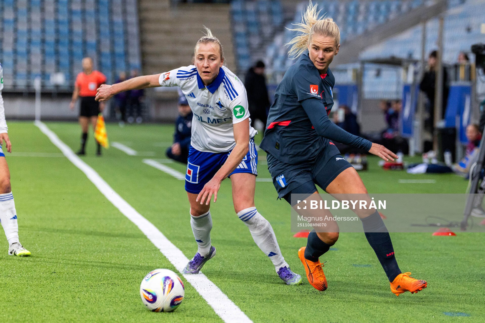IFK Norrköpings Julia Karlernäs och Malmö FFs Nellie