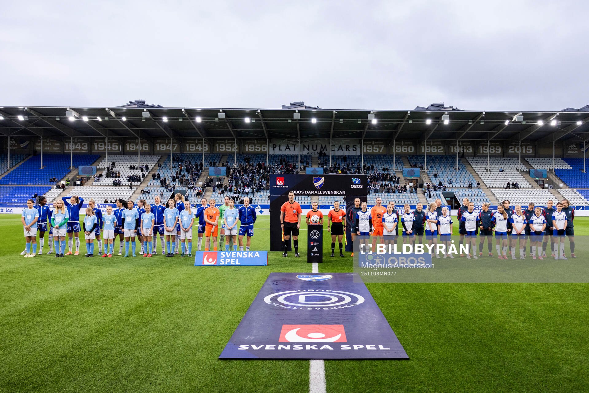 IFK Norrköpings spelare och Malmö FFs spelare
