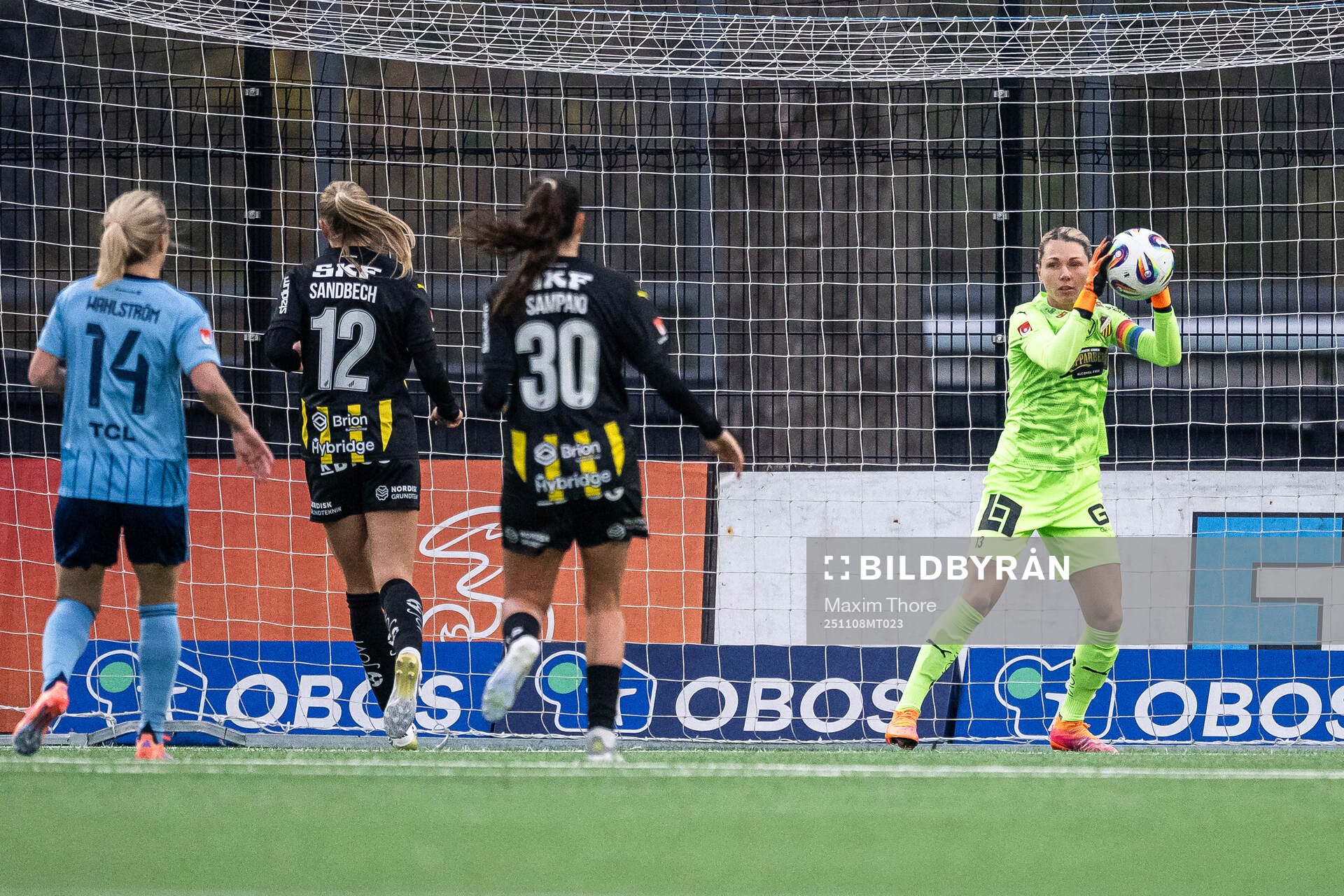Häckens målvakt Jennifer Falk