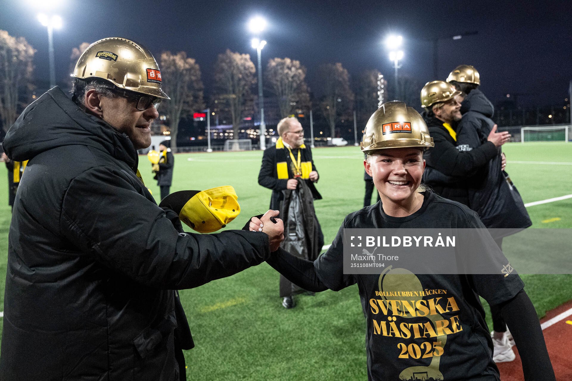 Häckens Matilda Nildén jublar