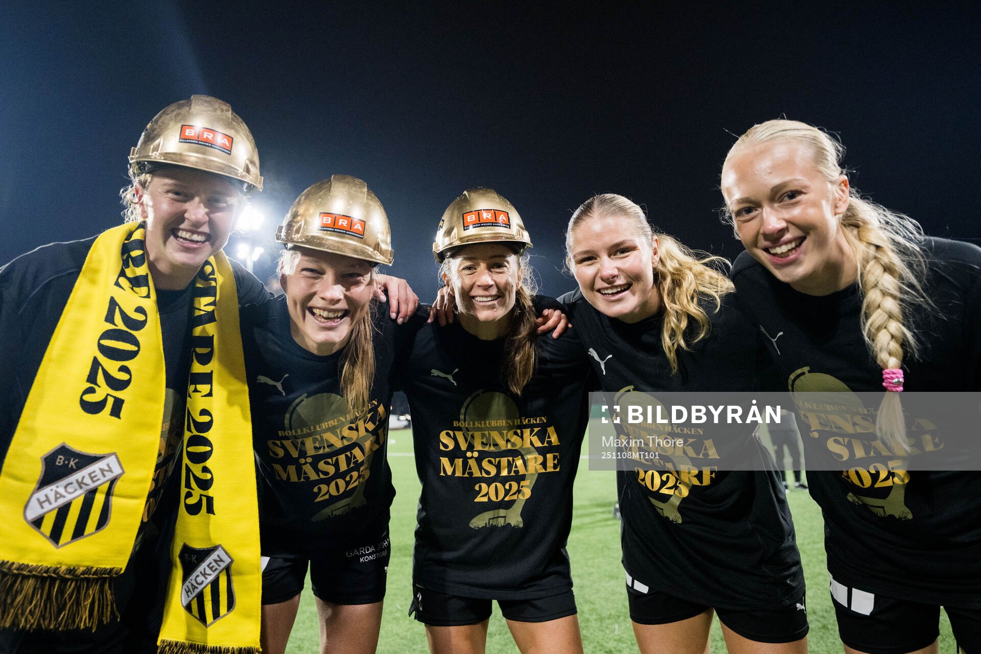 Häckens Emma Östlund, Stine Sandbech, Aivi Luik, Emilie