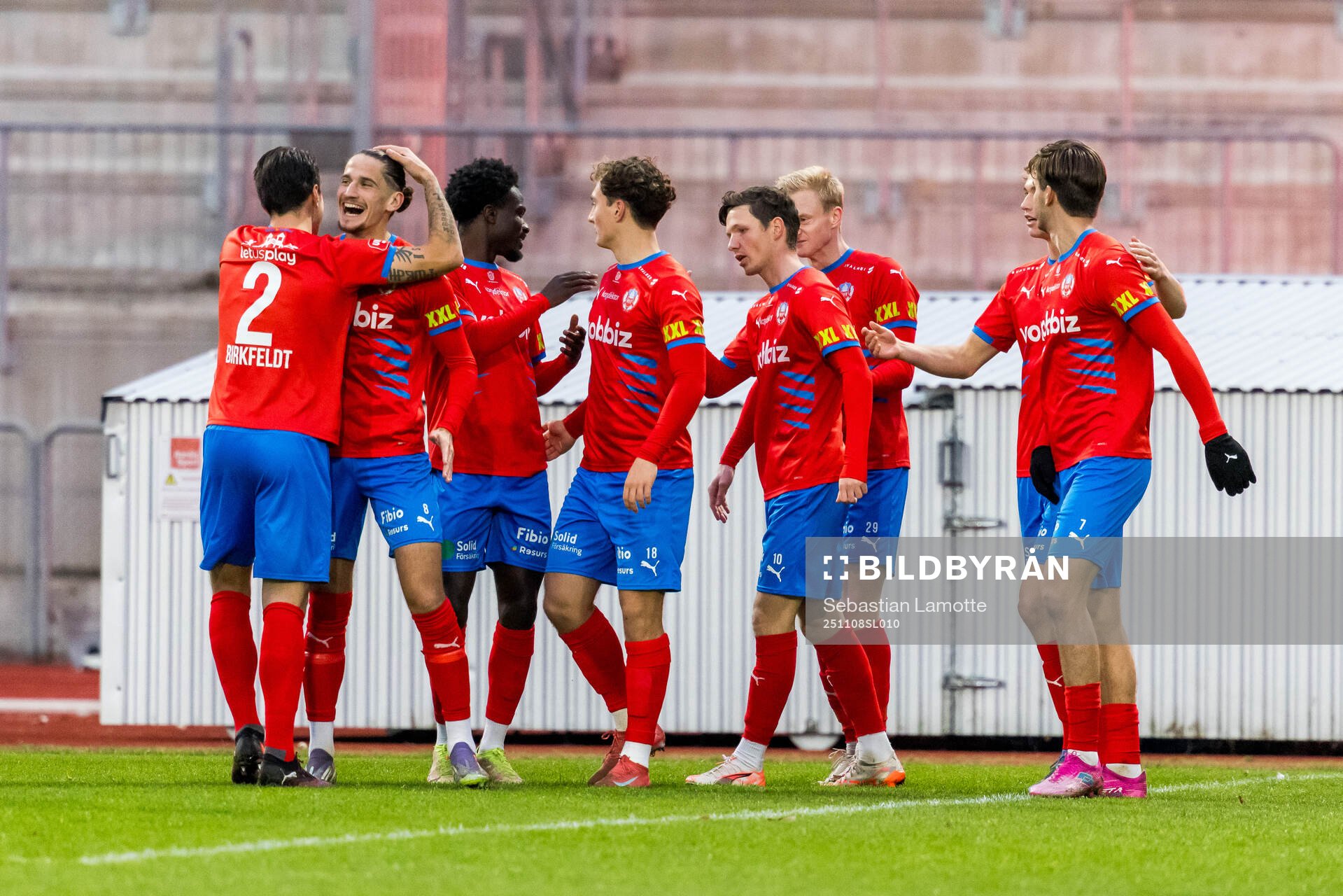 Helsingborgs Ervin Gigovic jublar