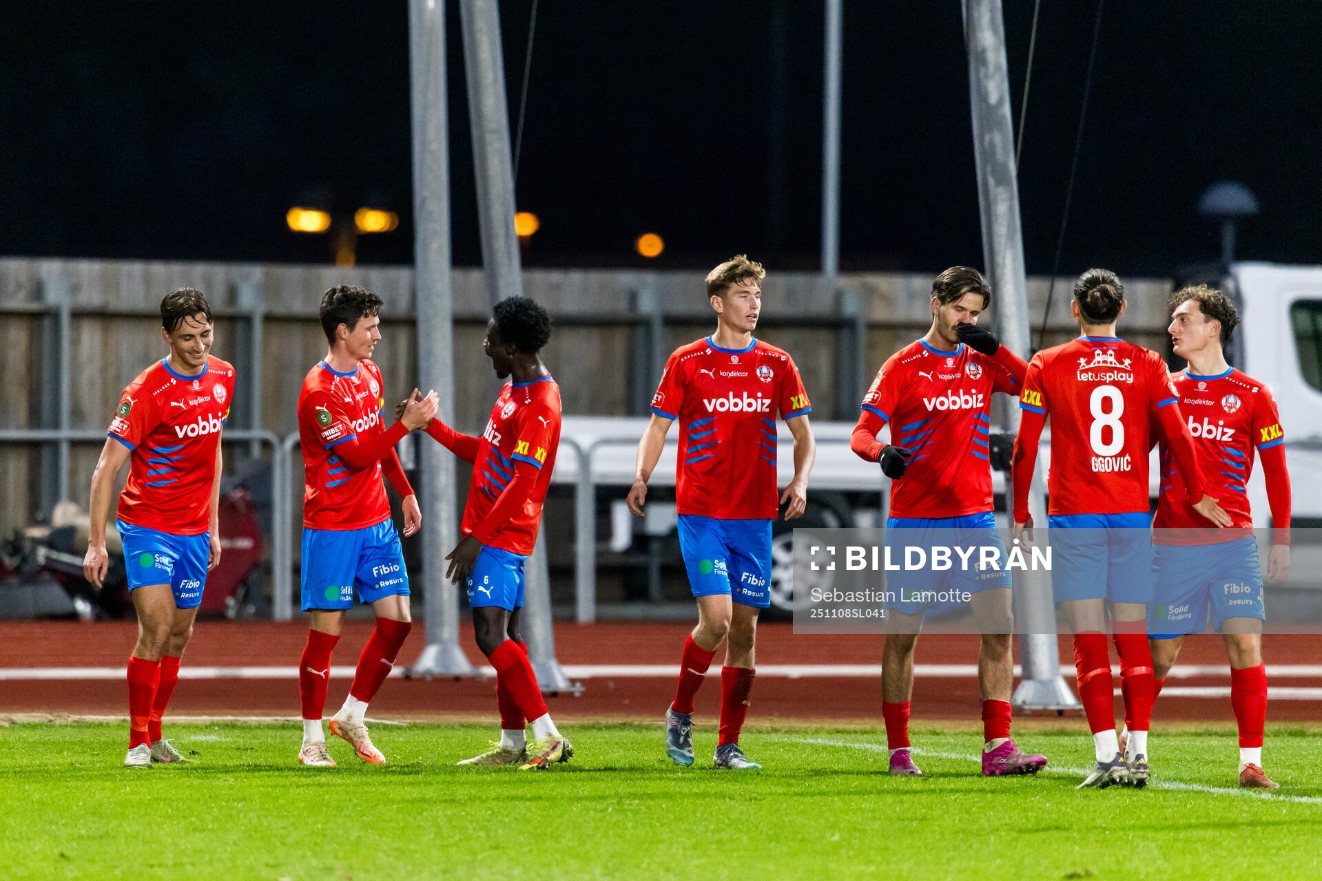 Helsingborgs Max Svensson jublar
