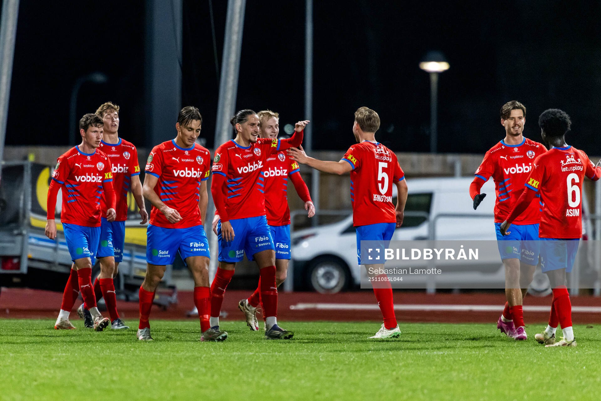 Helsingborgs Oscar Aga jublar