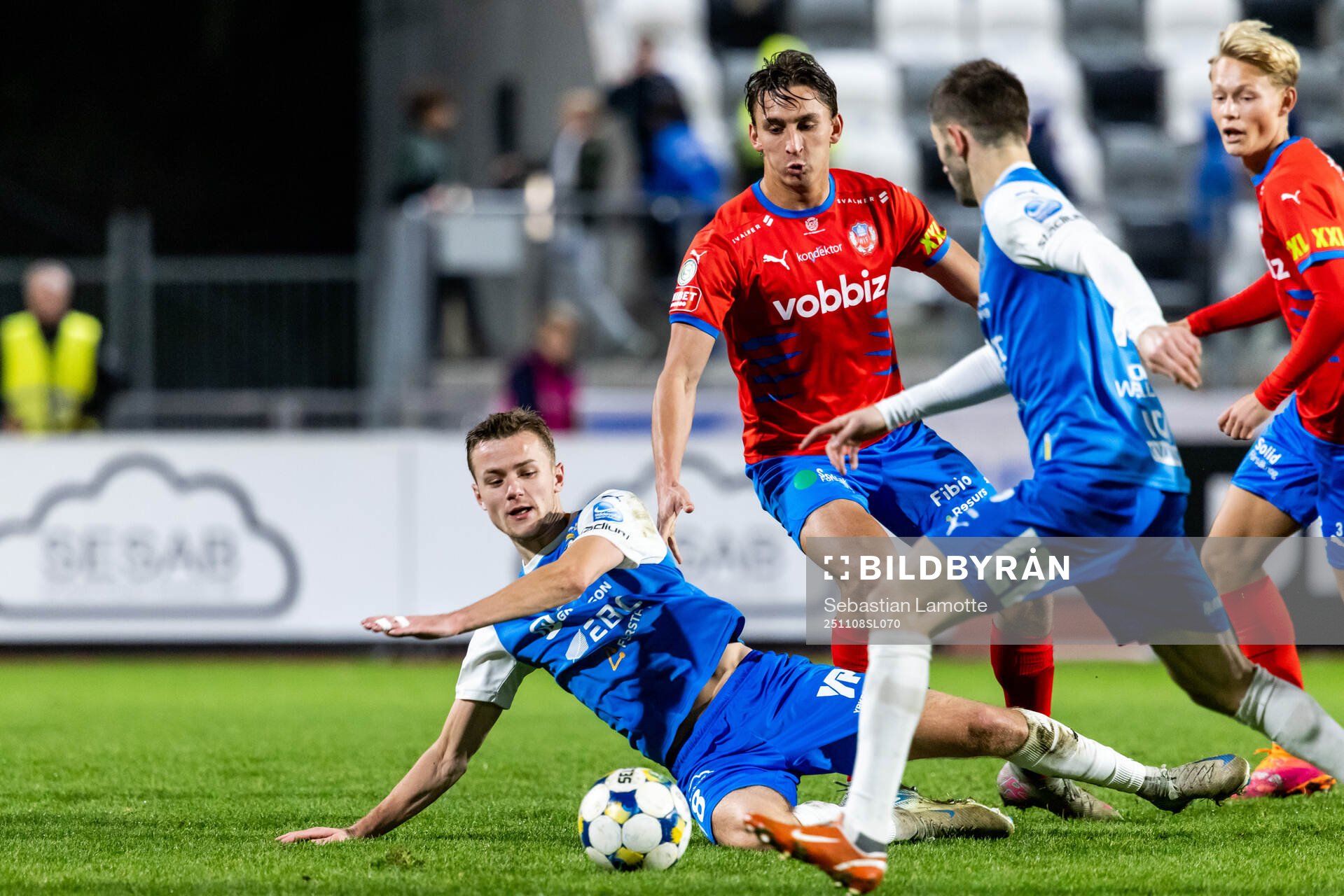 Oddevolds Gustav Forssell och Helsingborgs Wilhelm Nilsson