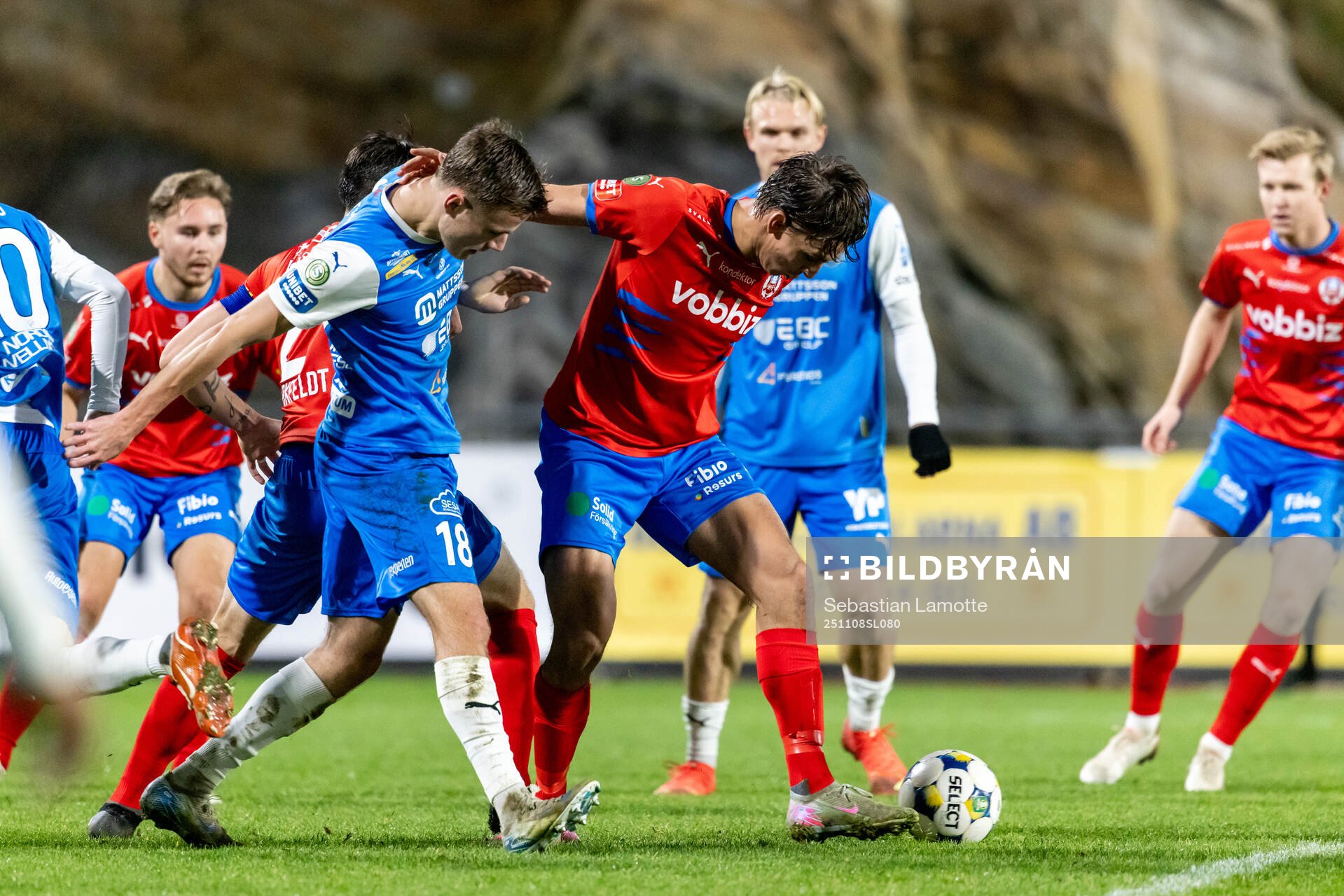Oddevolds Gustav Forssell och Helsingborgs Wilhelm Nilsson