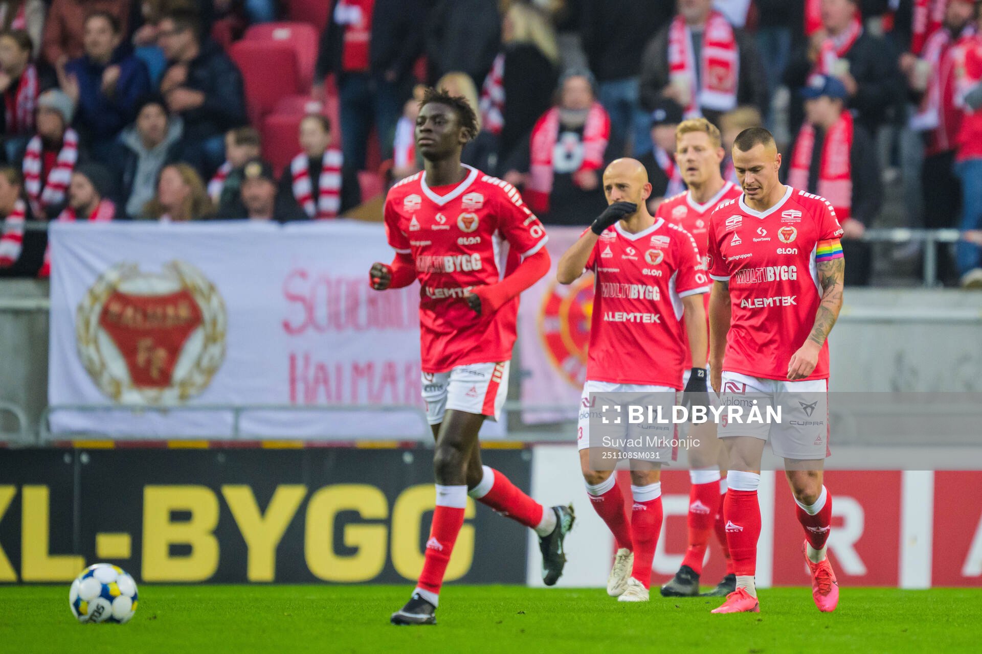 Kalmars Robert Gojani och Melker Hallberg deppar