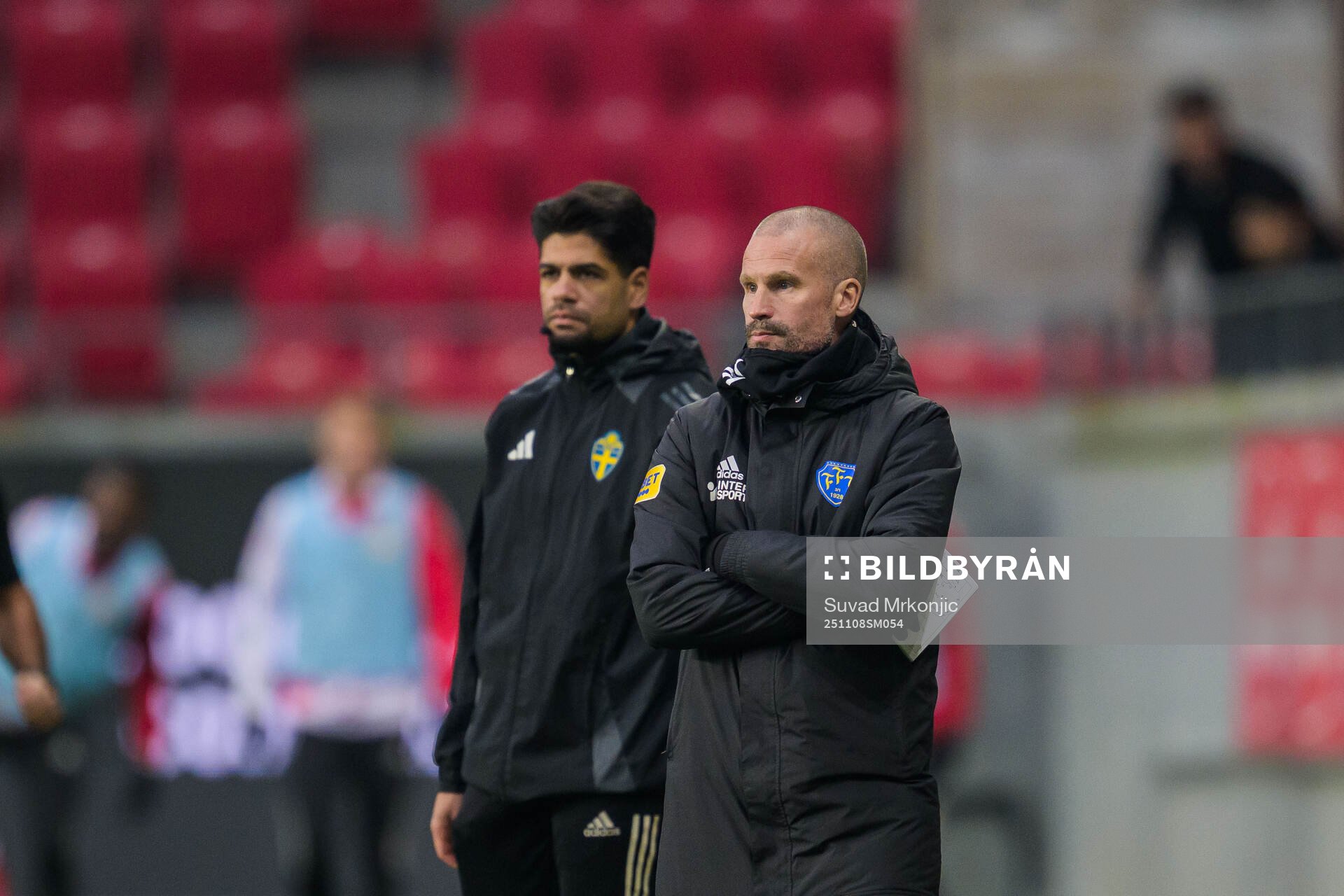 Falkenbergs tränare Christoffer Andersson