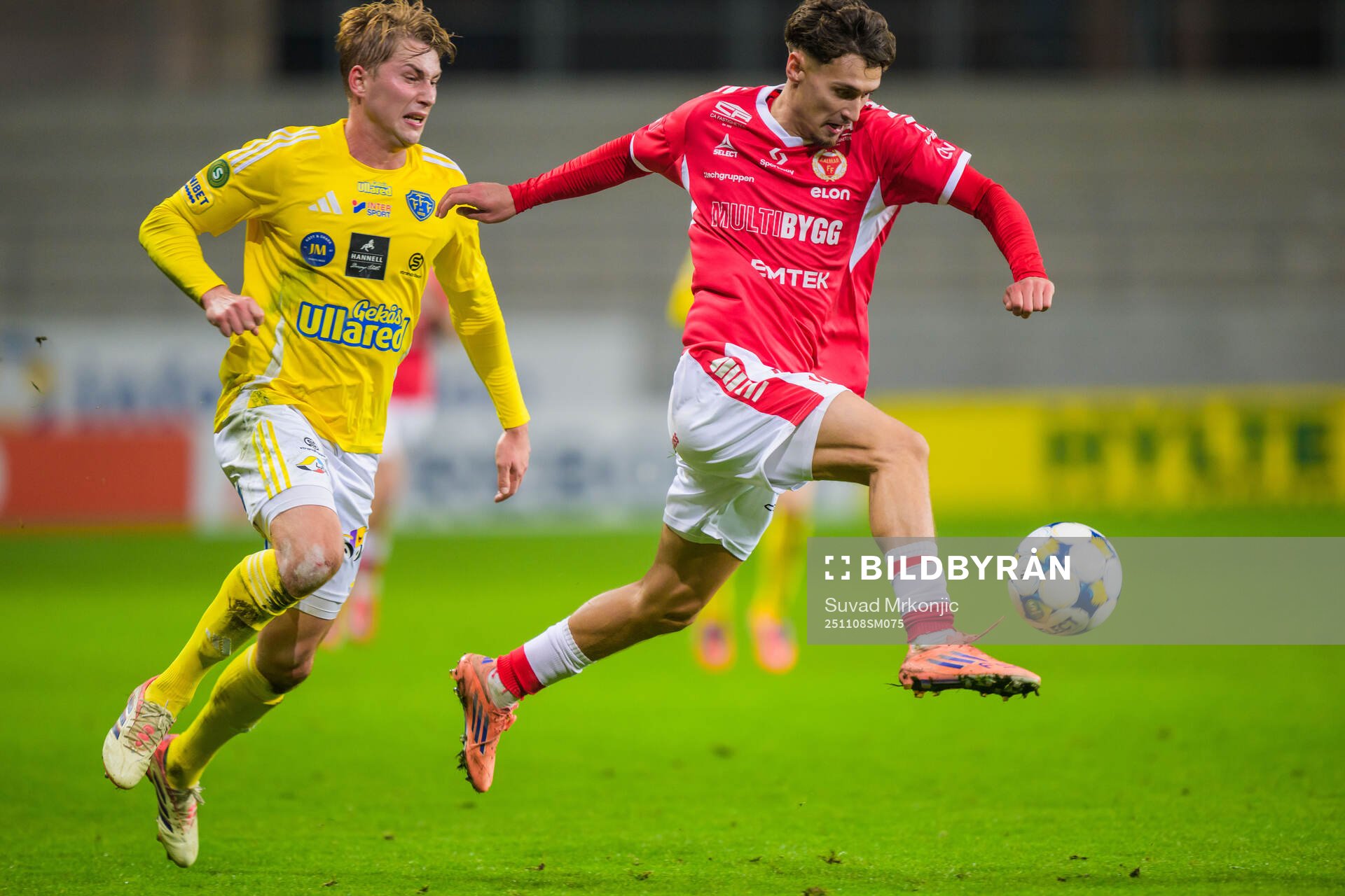 Falkenbergs Gabriel Johansson och Kalmars Camil Jebara