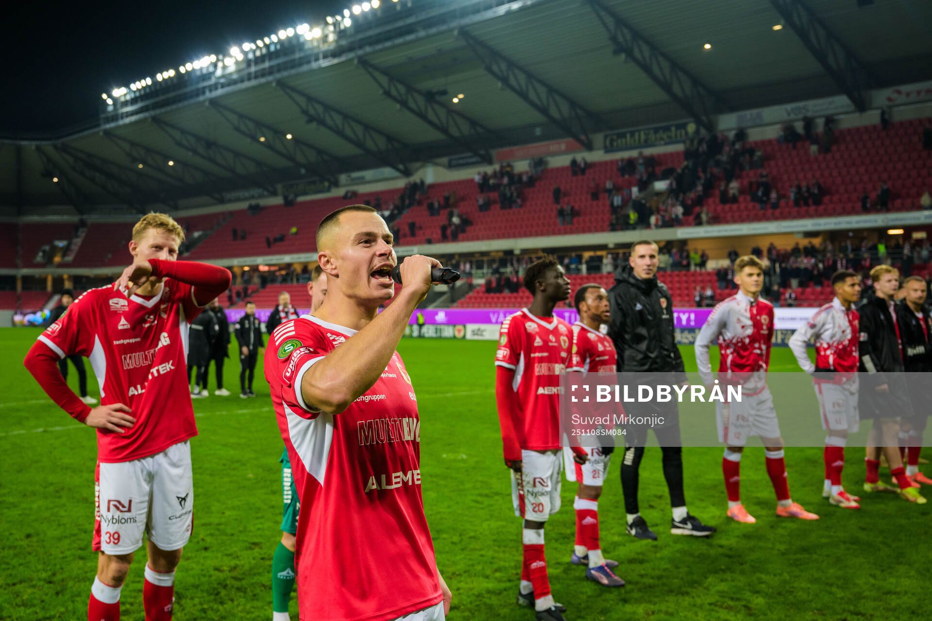Kalmars Melker Hallberg jublar