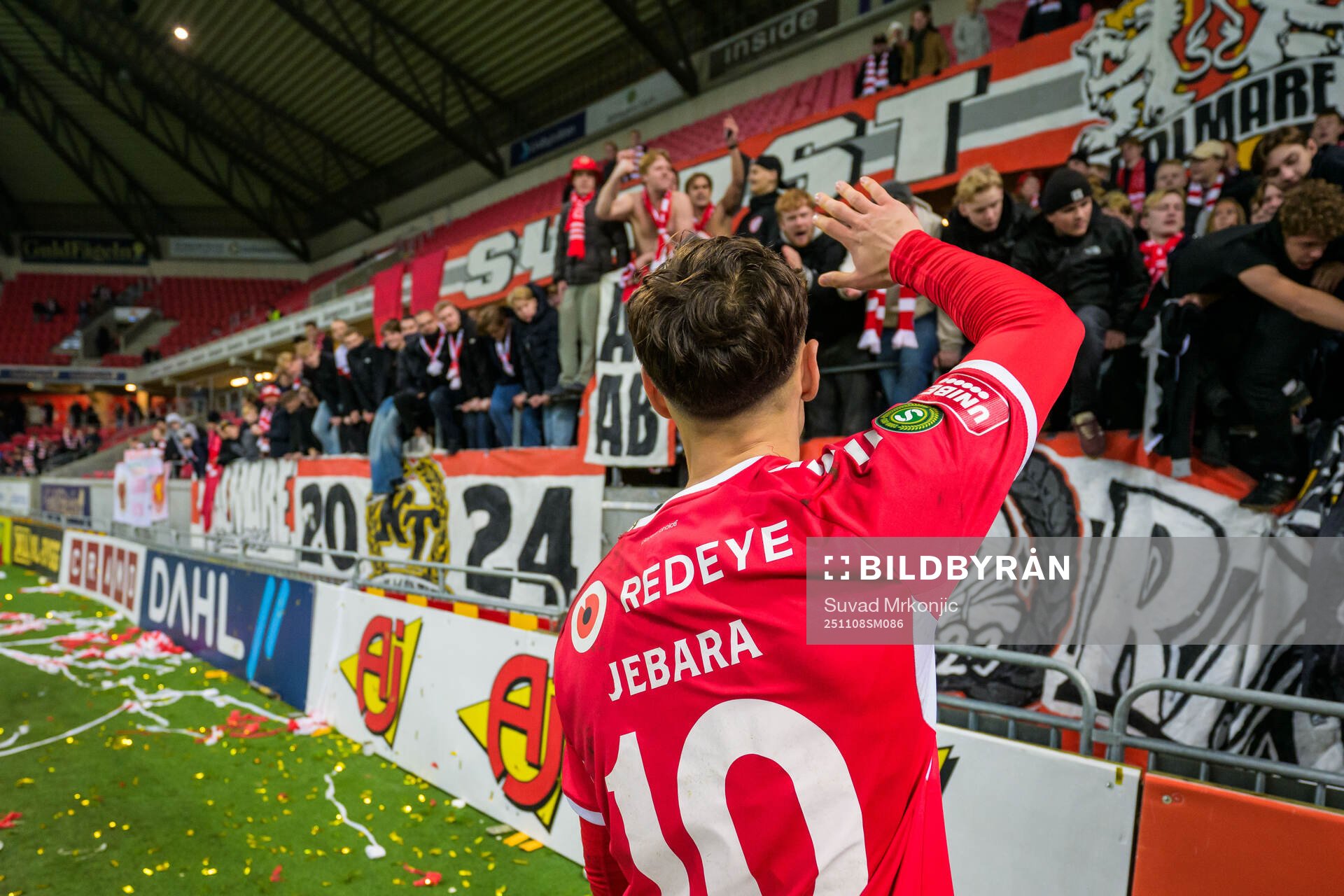 Kalmars Camil Jebara jublar