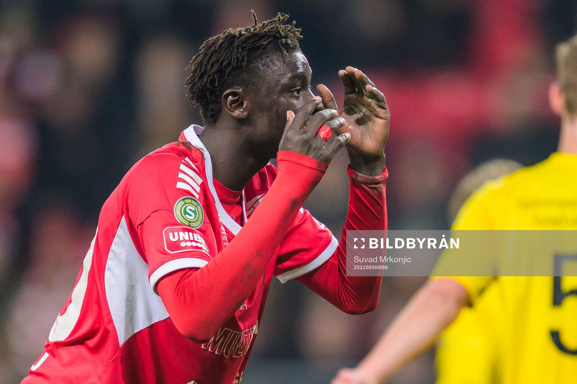 Kalmars Gibril Sosseh deppar