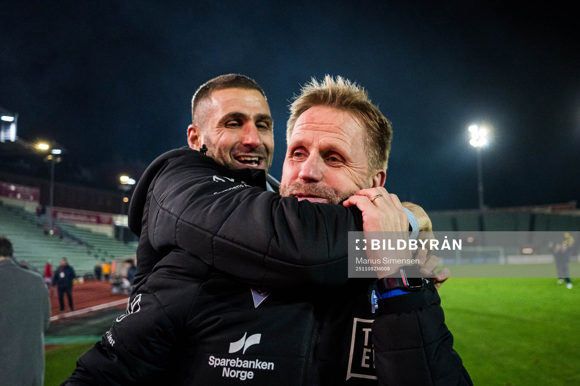 Head coach Azar Karadas and assistant coach Joey Hardarson