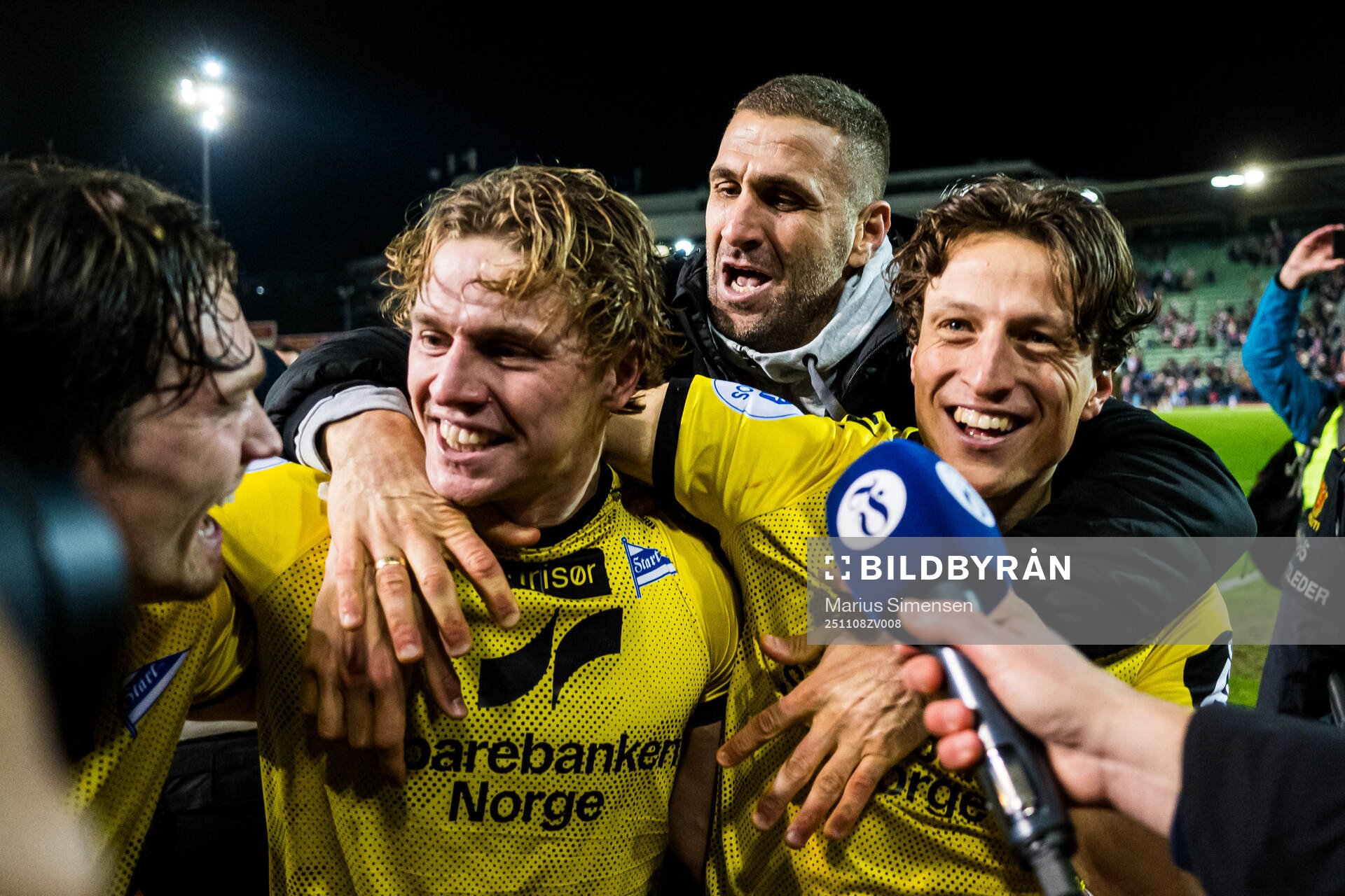 Head coach Azar Karadas and Sander Hansen Sjøkvist of