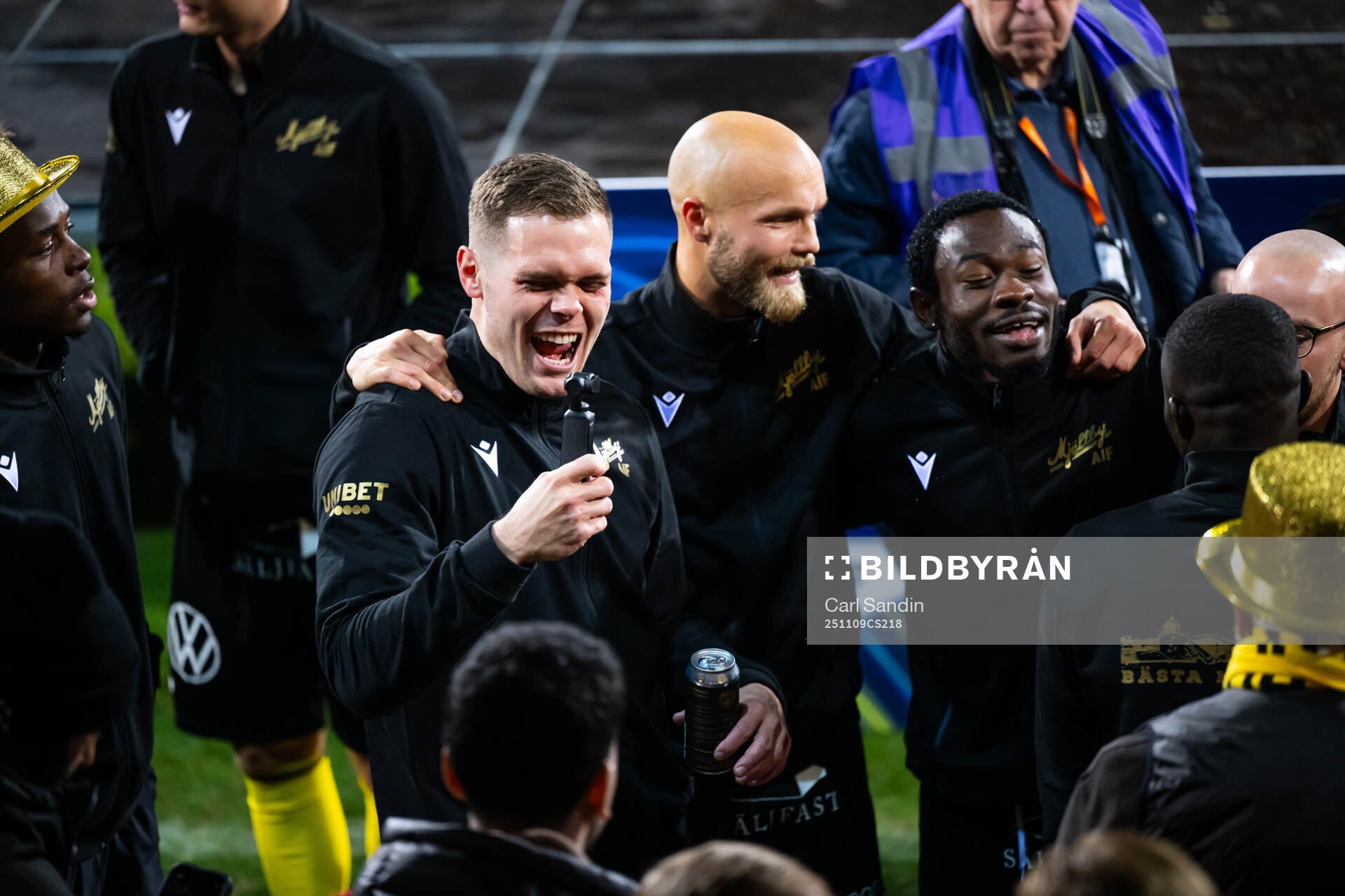 Mjällbys Jacob Bergström jublar