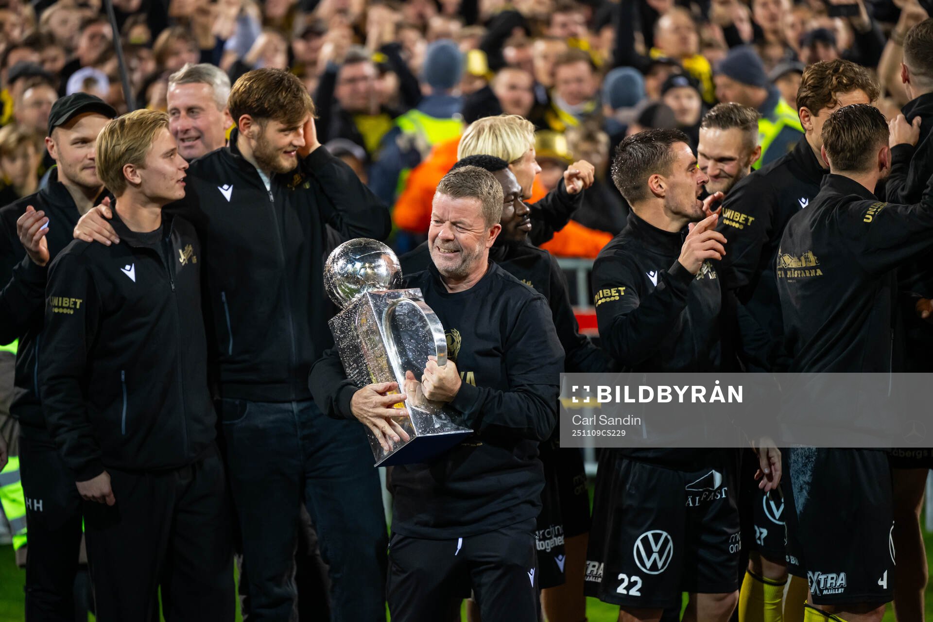 under fotbollsmatchen i Allsvenskan mellan Mjällby och