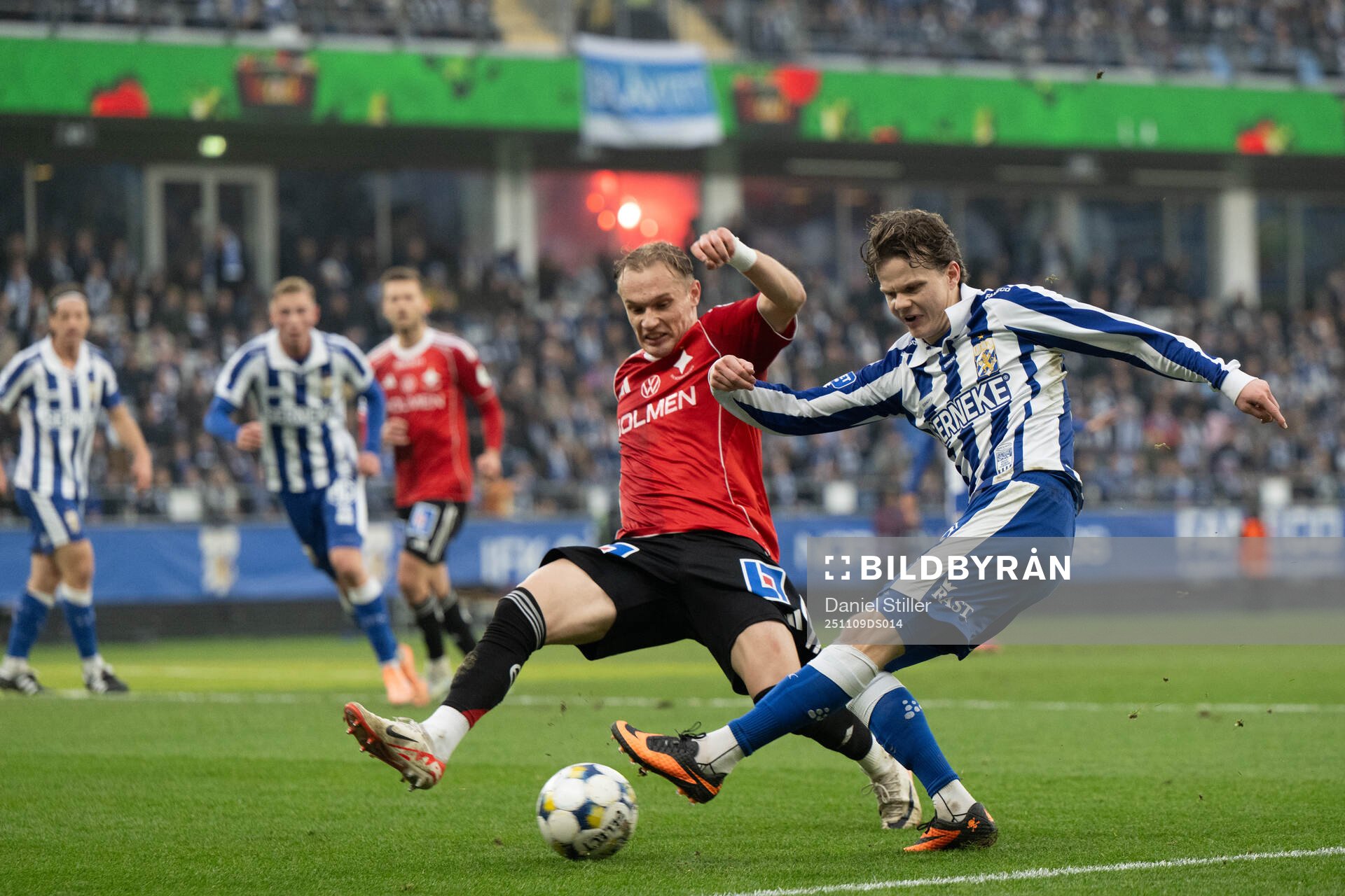 IFK Norrköpings Marcus Baggesen och IFK Göteborgs