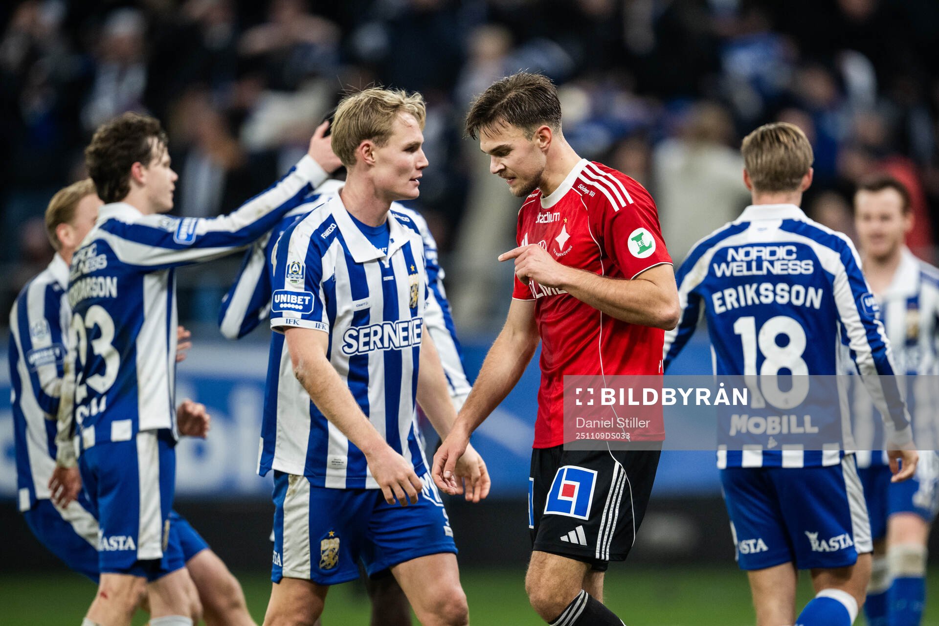 IFK Norrköpings Anton Eriksson deppar