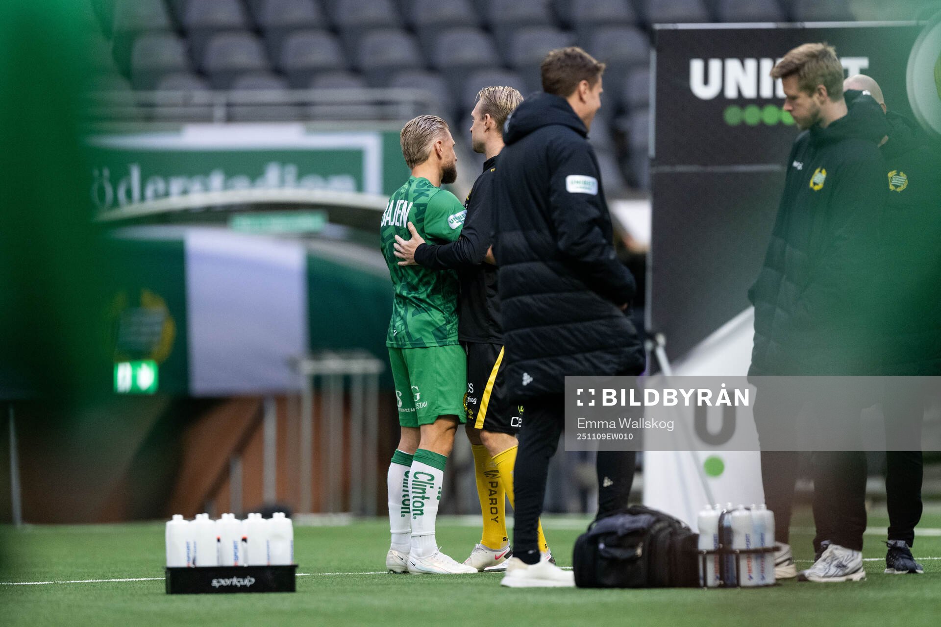Hammarbys Simon Strand och Elfsborgs Johan Larsson