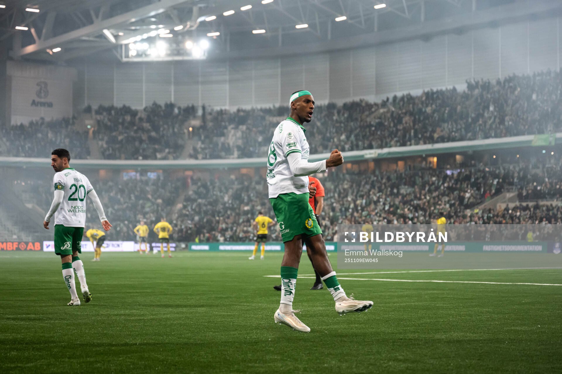 Hammarbys Paulos Abraham jublar