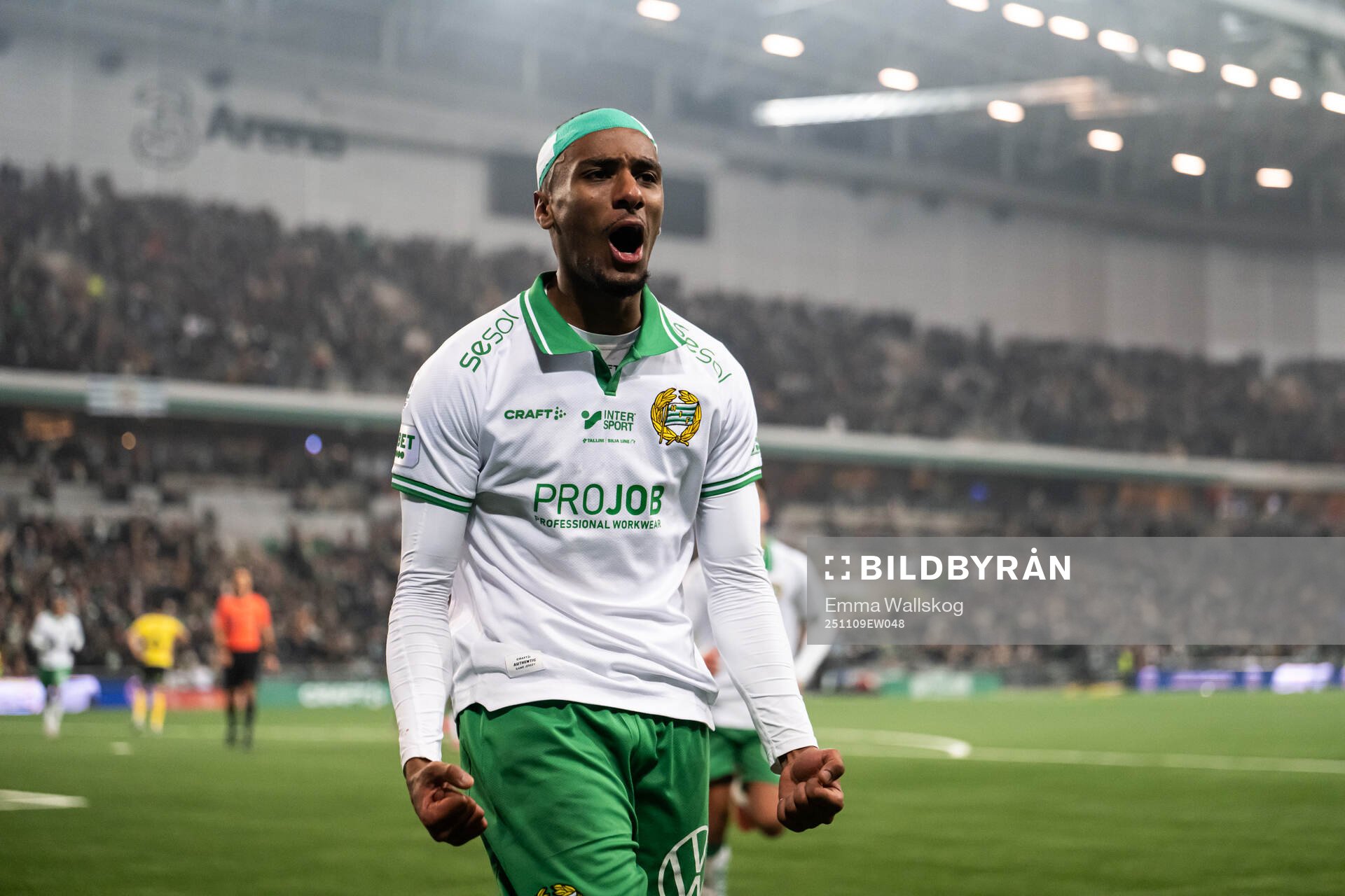 Hammarbys Paulos Abraham jublar