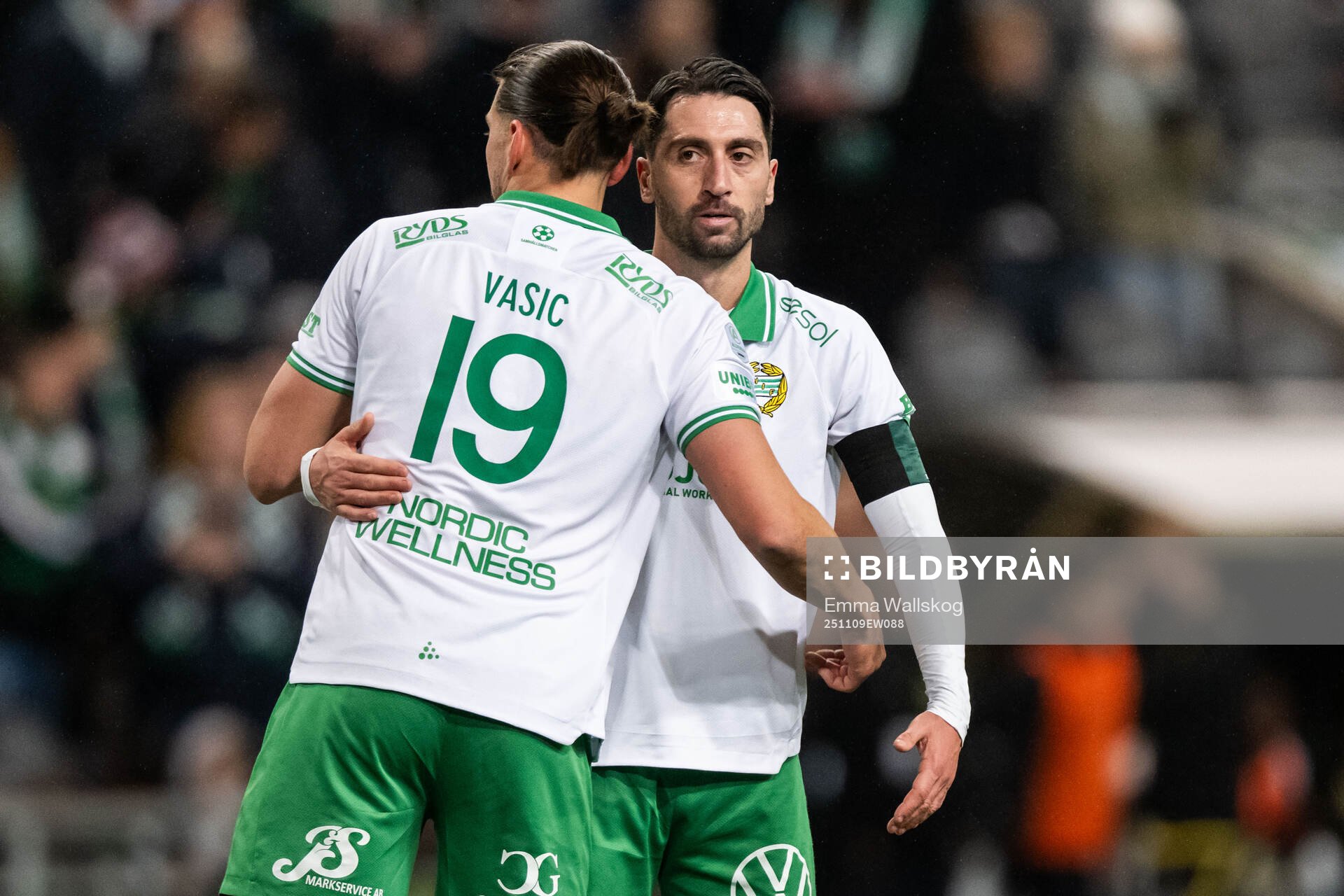 Hammarbys Nikola Vasic och Nahir Besara