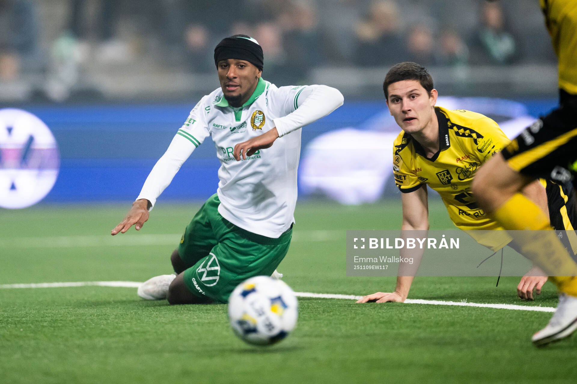 Hammarbys Paulos Abraham och Elfsborgs Rasmus Wikström