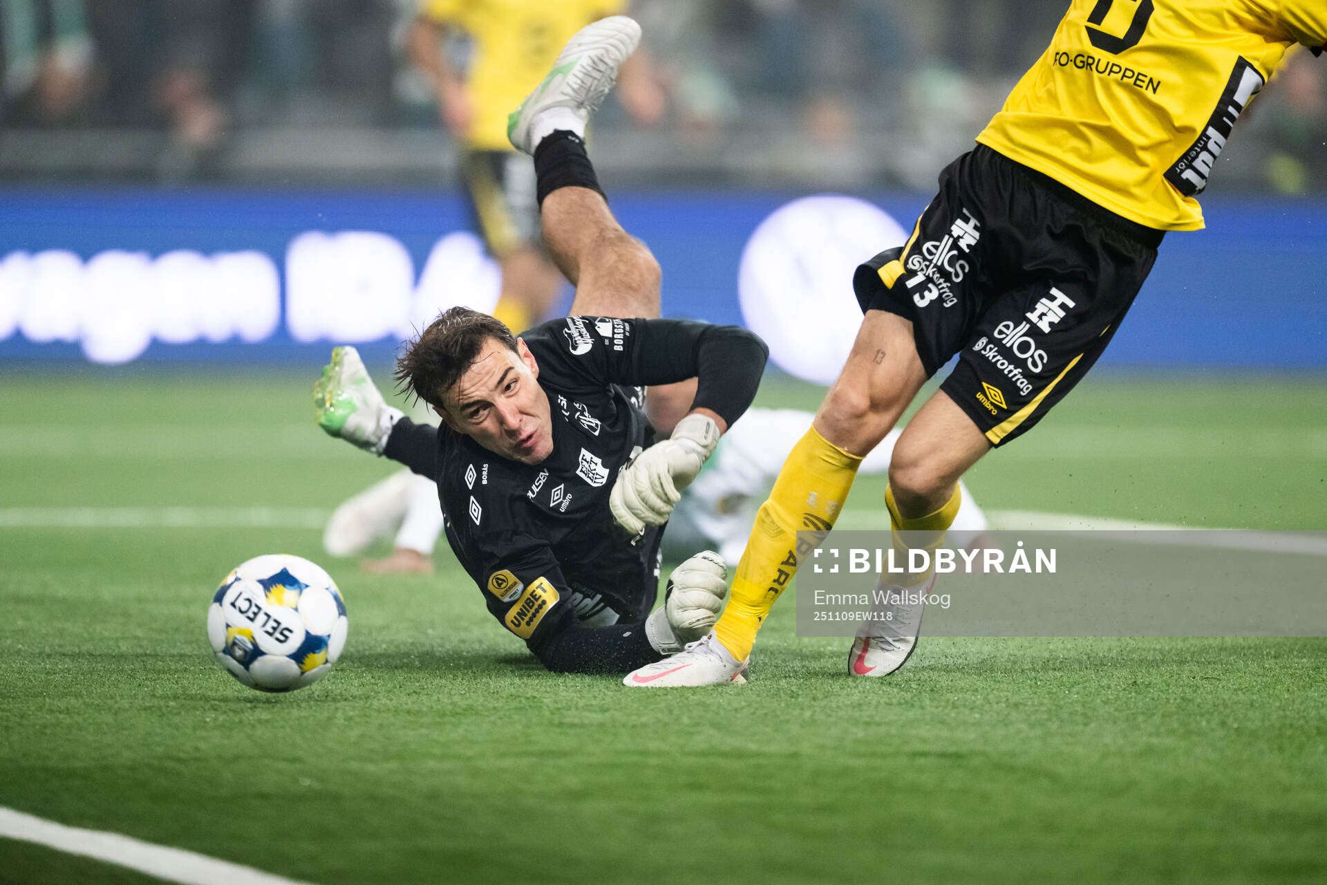 Elfsborgs målvakt Simon Eriksson släpper in 2-0