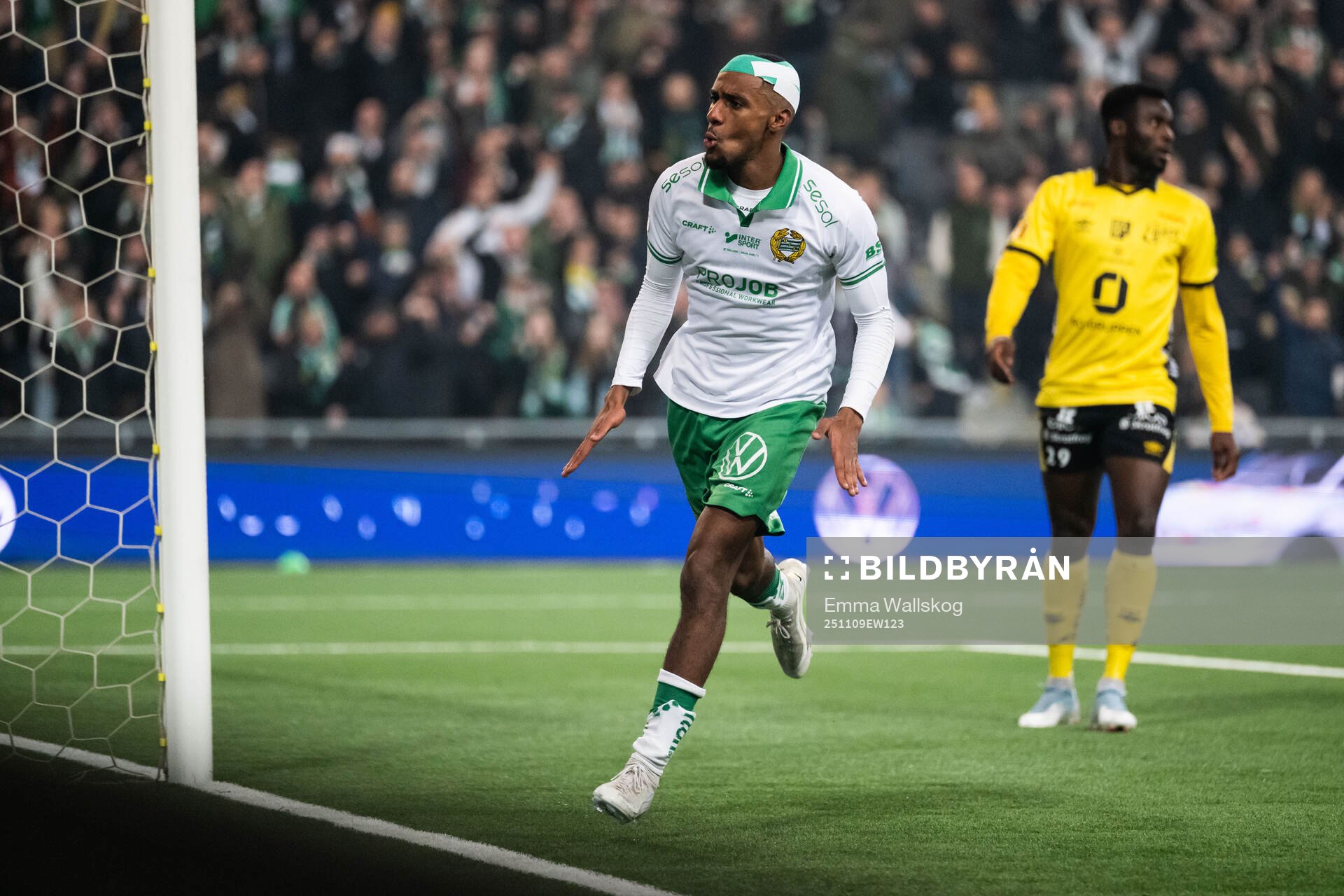 Hammarbys Paulos Abraham jublar