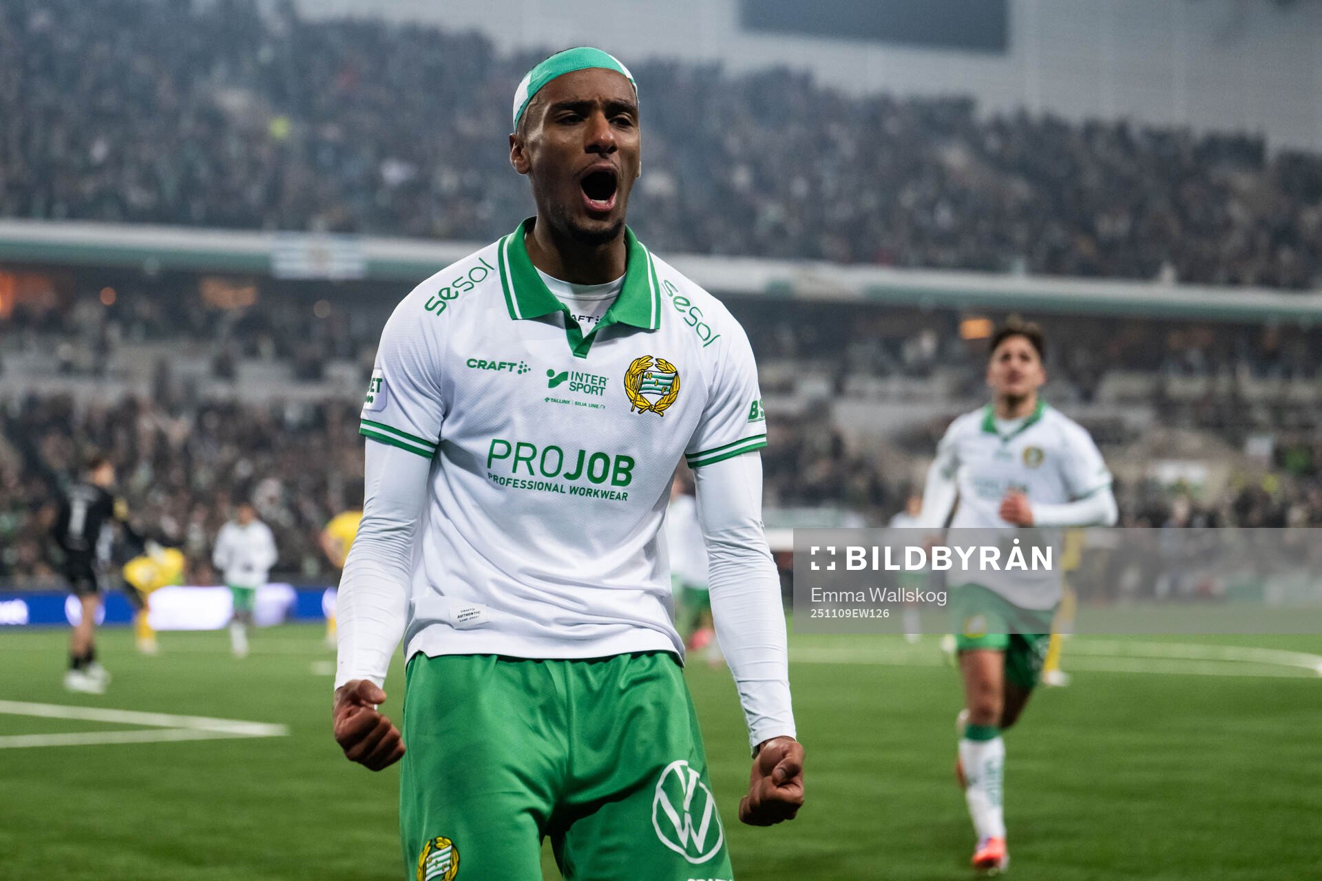 Hammarbys Paulos Abraham jublar