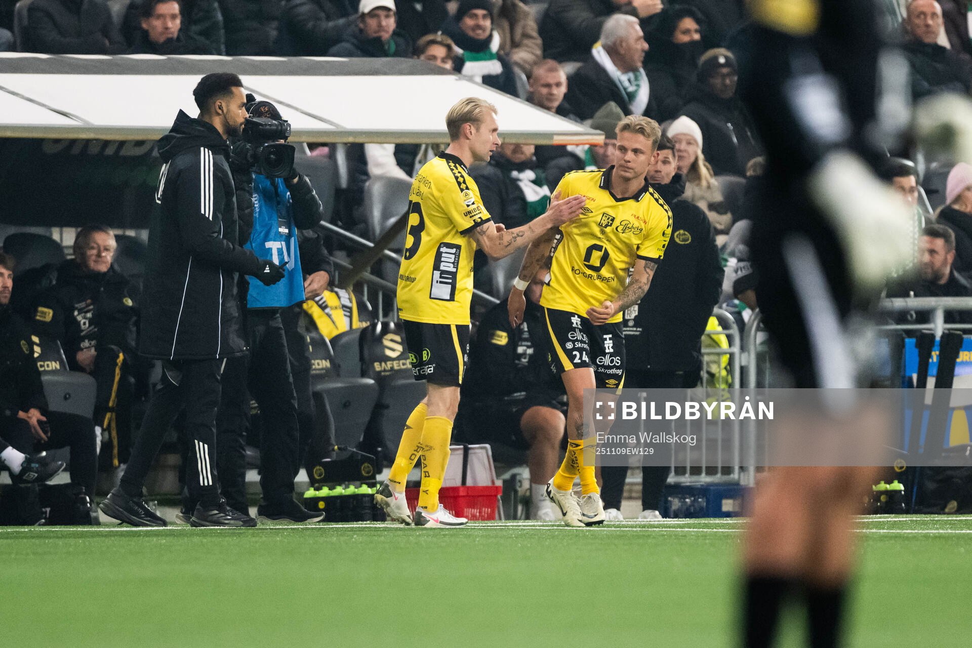 Elfsborgs Johan Larsson och Frederik Ihler
